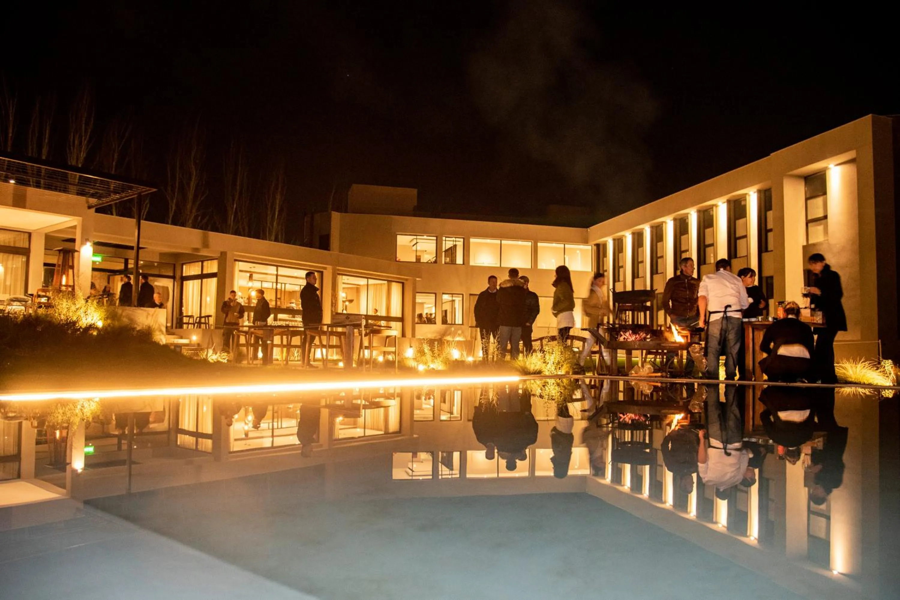 Night in Amerian Chacras de Coria