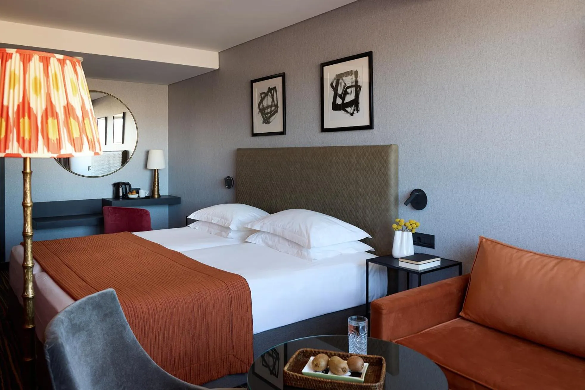 Bed in President Hotel Athens