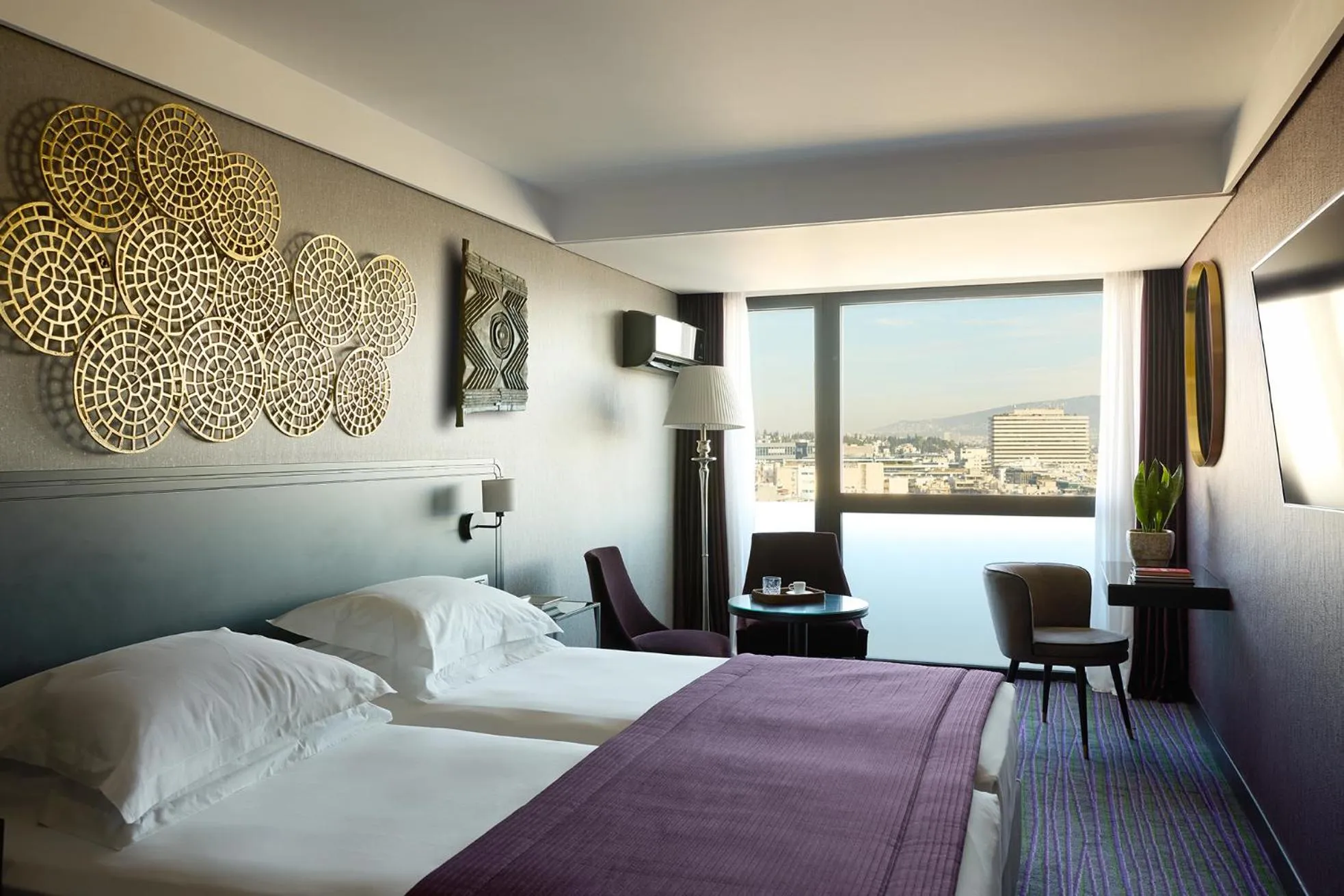 Bed in President Hotel Athens