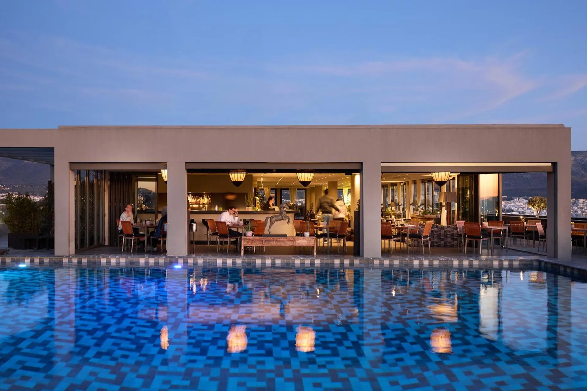 Restaurant/places to eat in President Hotel Athens