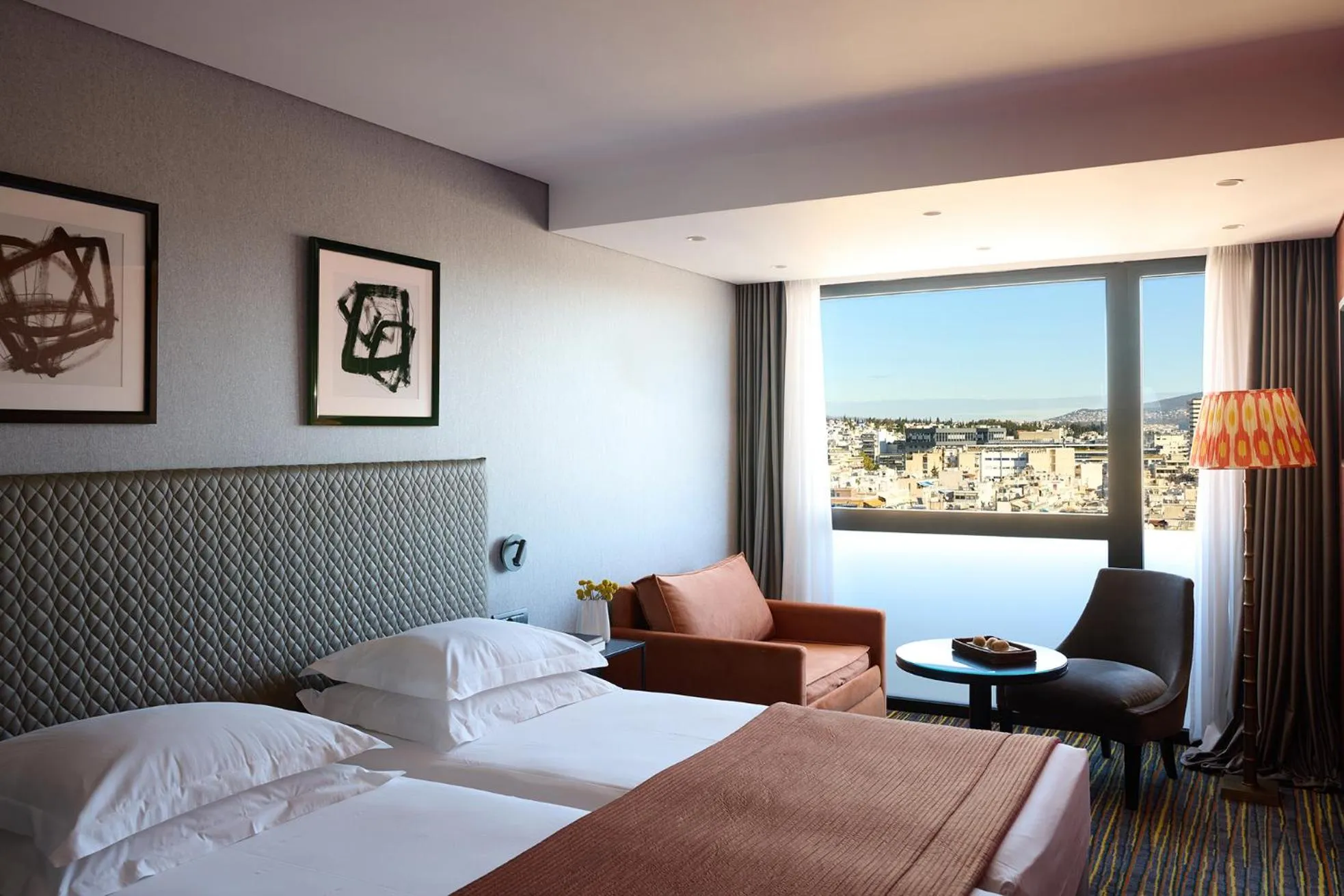 Bed in President Hotel Athens