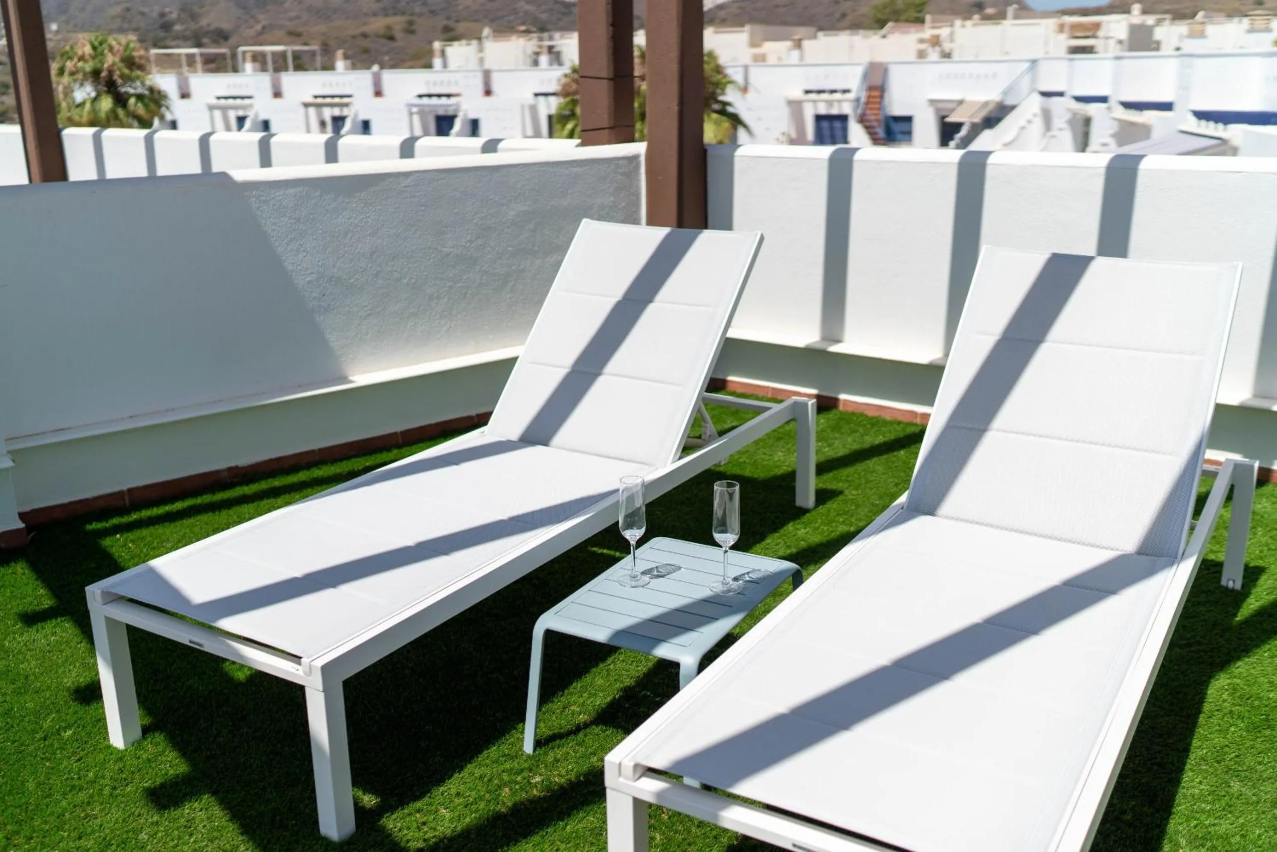 sunbed in AlmeriaSuite Mojacar Breeze Apartments