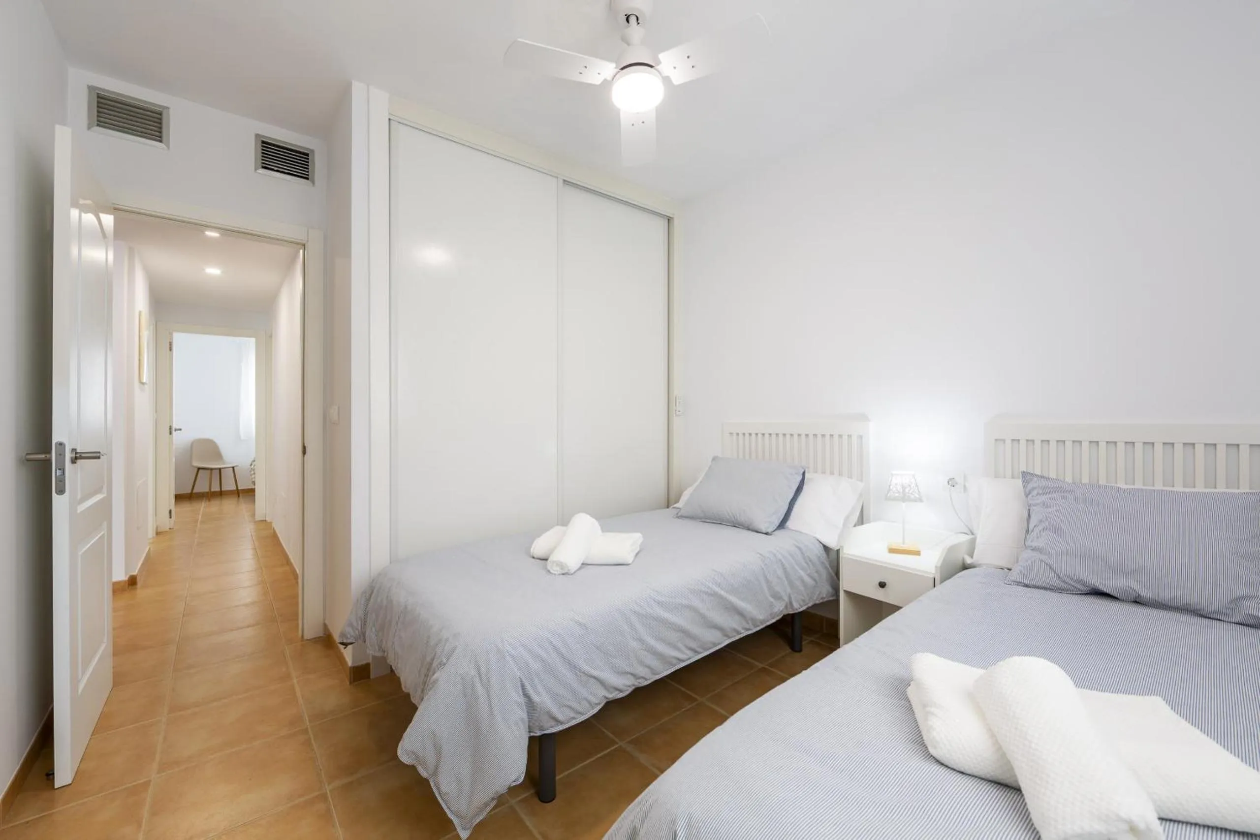 Bed in AlmeriaSuite Mojacar Breeze Apartments