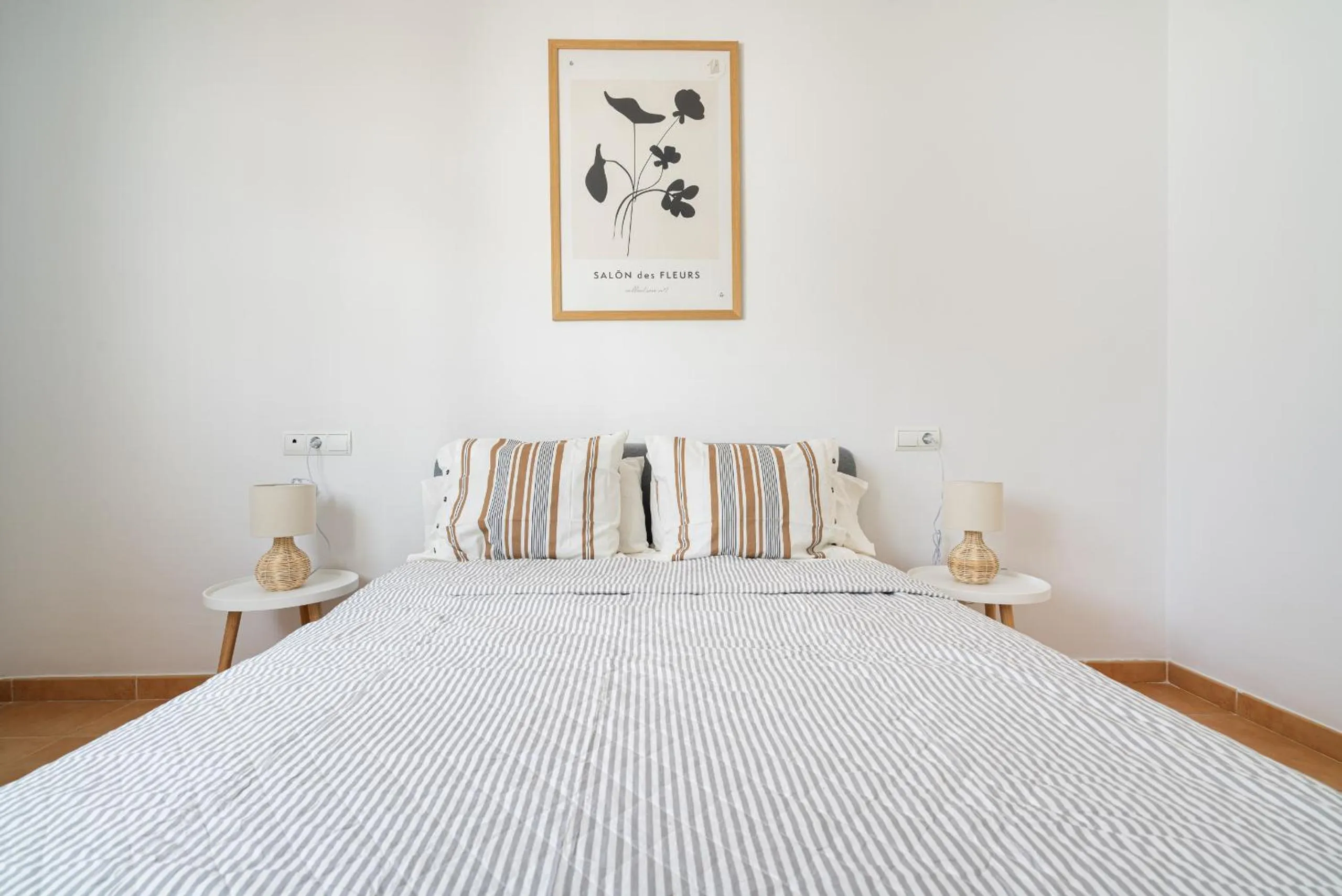 Bed in AlmeriaSuite Mojacar Breeze Apartments