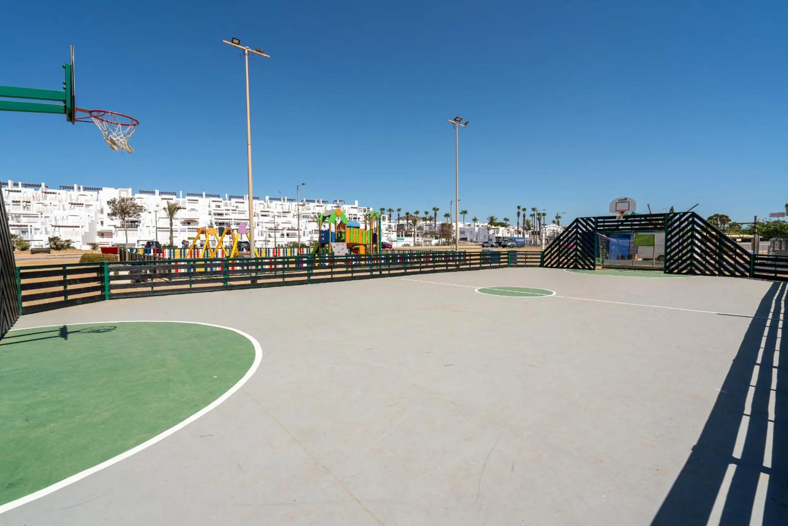 Children play ground in AlmeriaSuite Mojacar Breeze Apartments