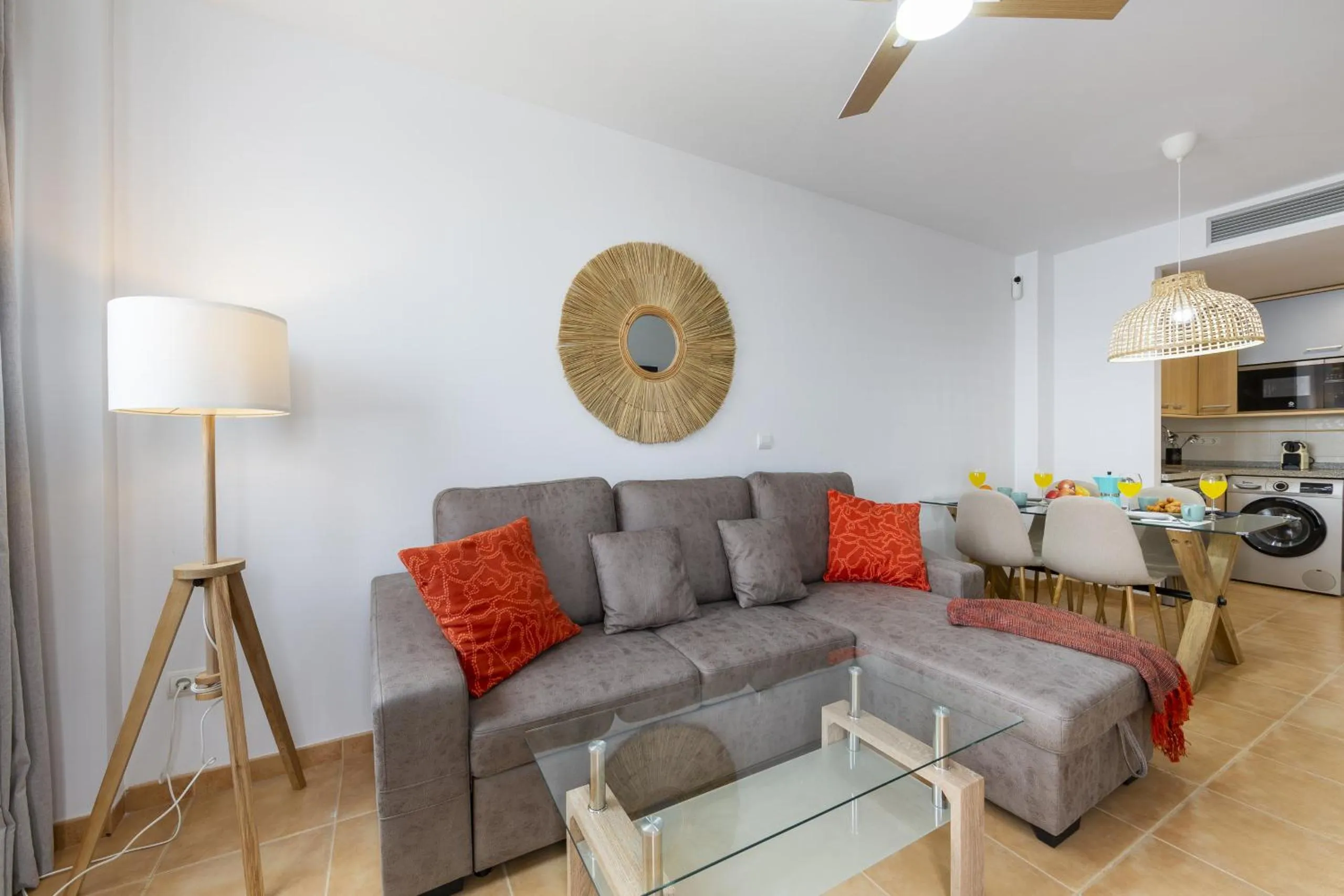 Living room in AlmeriaSuite Mojacar Breeze Apartments