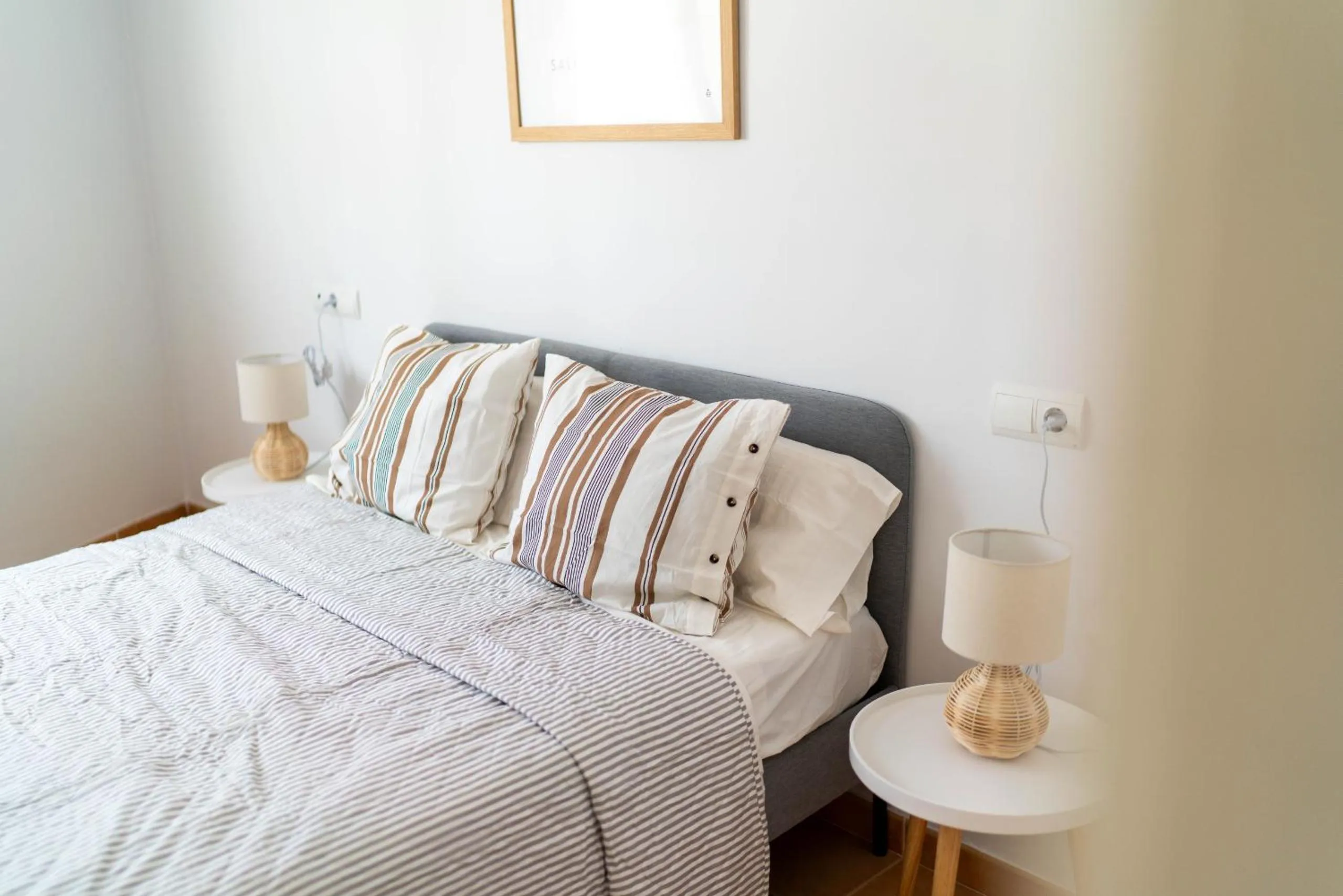 Bed in AlmeriaSuite Mojacar Breeze Apartments