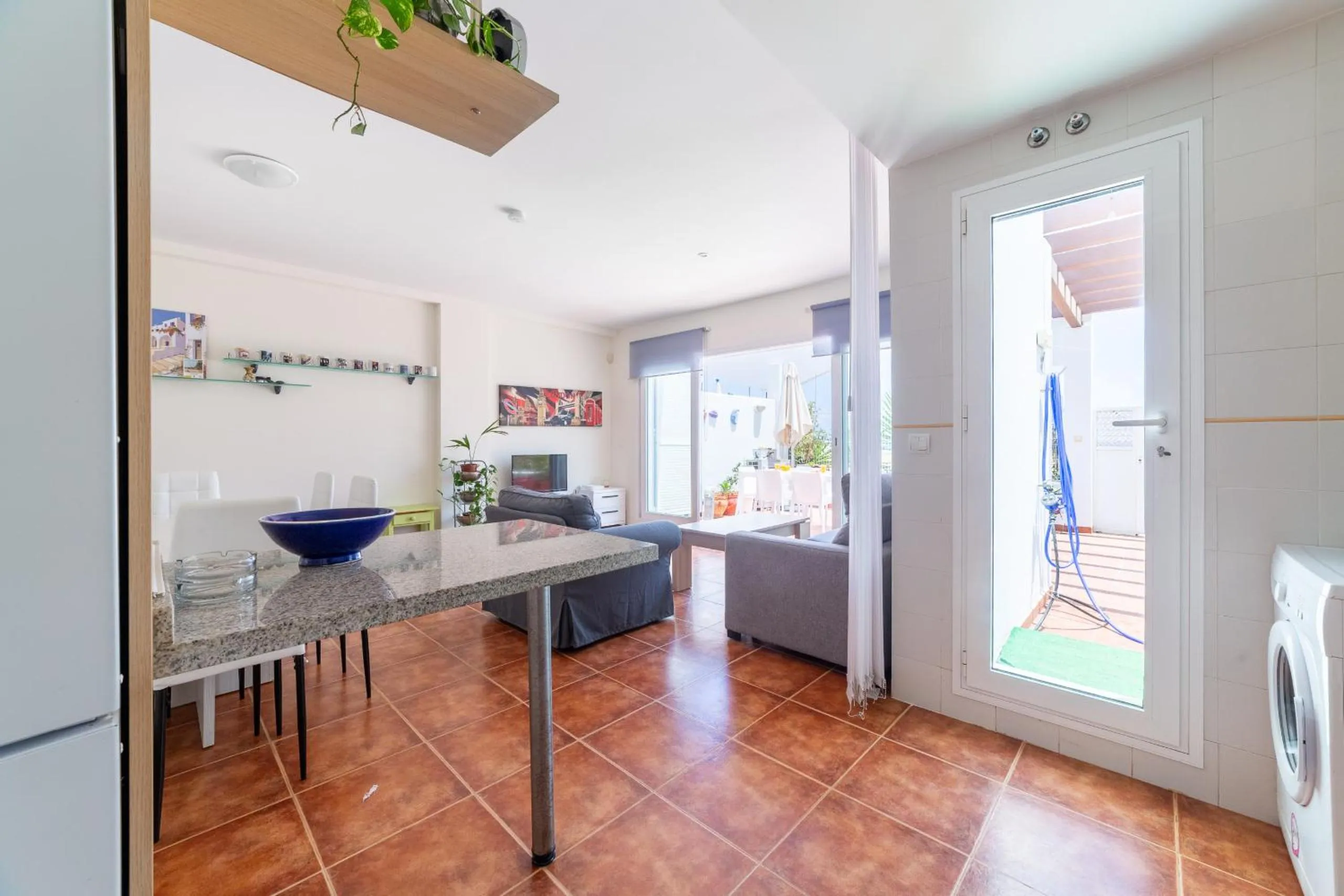 Kitchen or kitchenette in AlmeriaSuite Mojacar Breeze Apartments