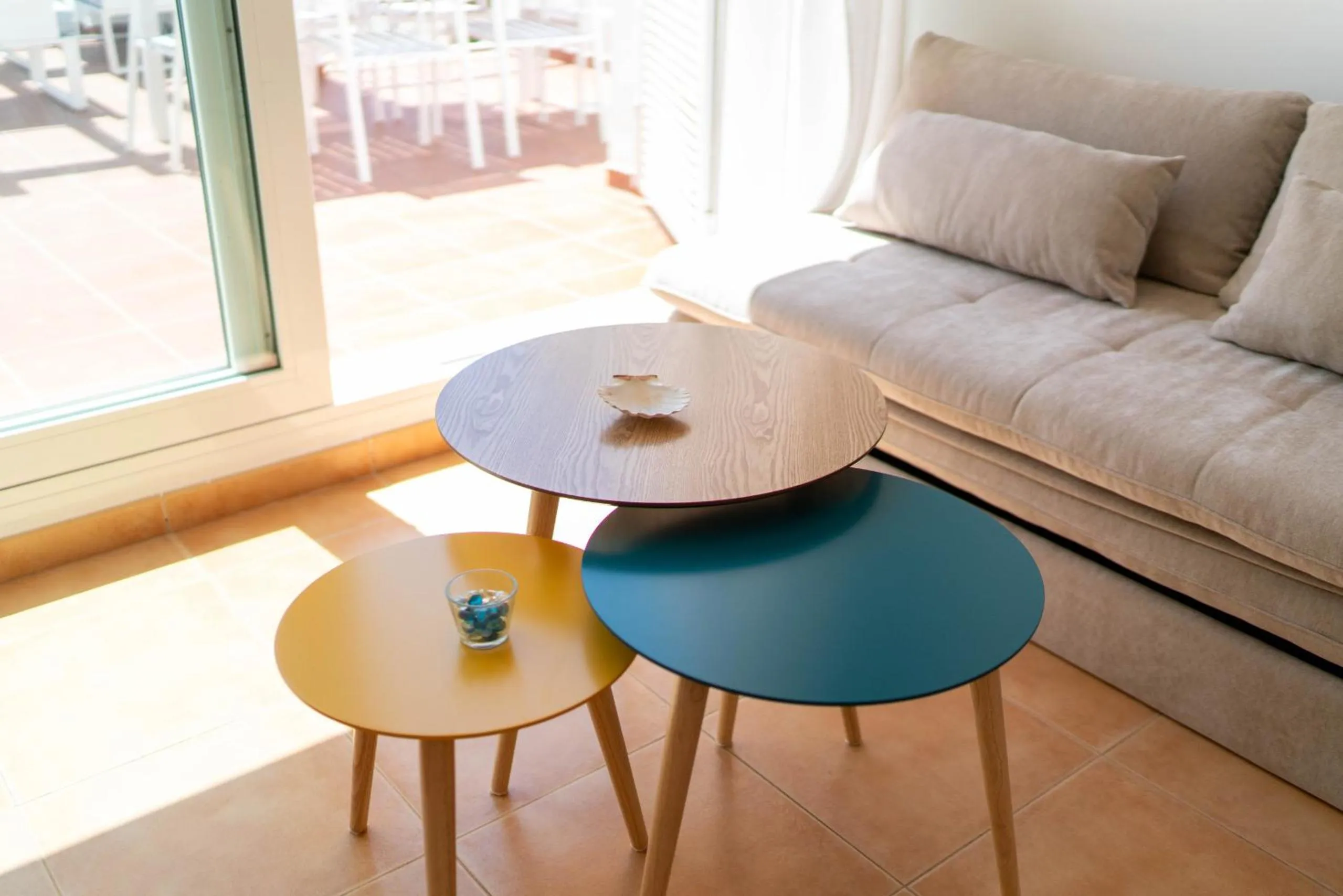 Living room in AlmeriaSuite Mojacar Breeze Apartments