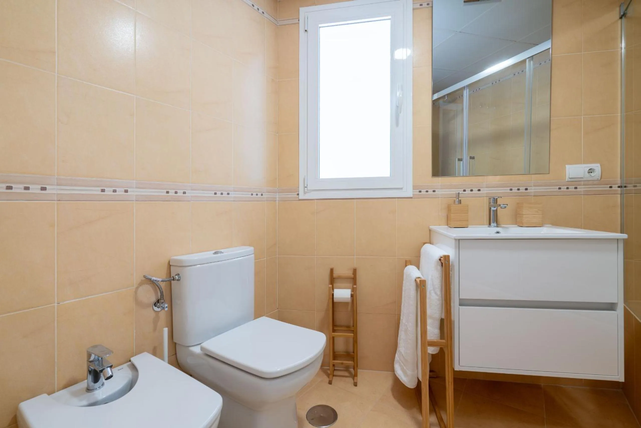Shower in AlmeriaSuite Mojacar Breeze Apartments