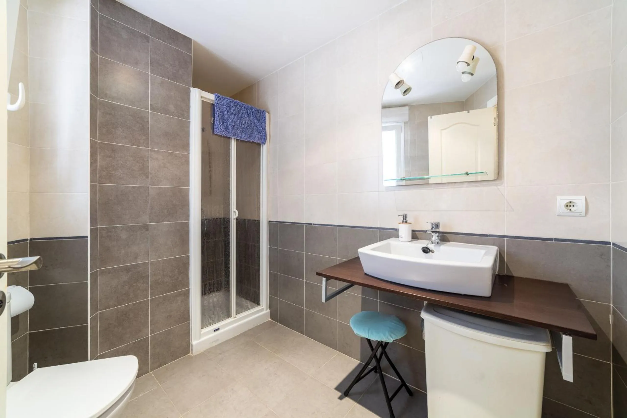 Shower in AlmeriaSuite Mojacar Breeze Apartments