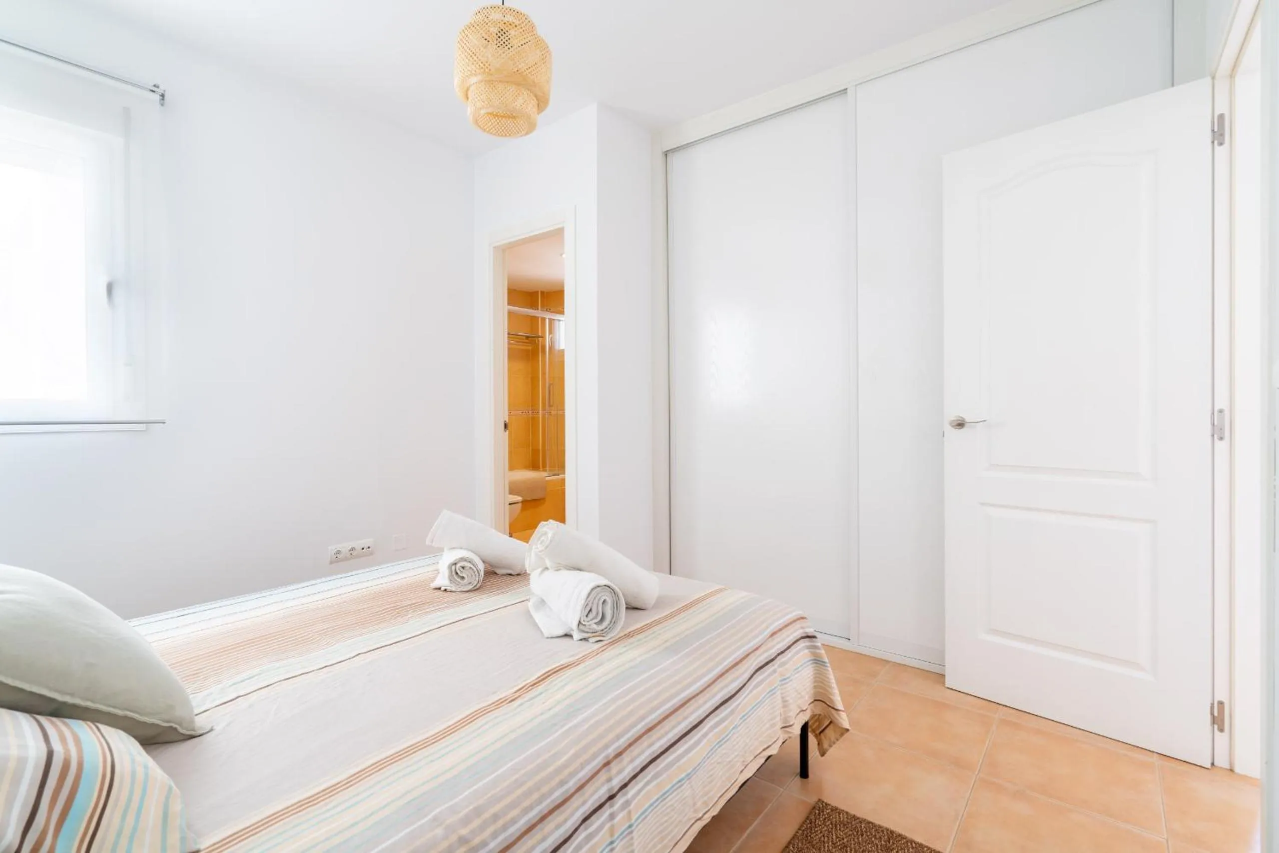 Bed in AlmeriaSuite Mojacar Breeze Apartments