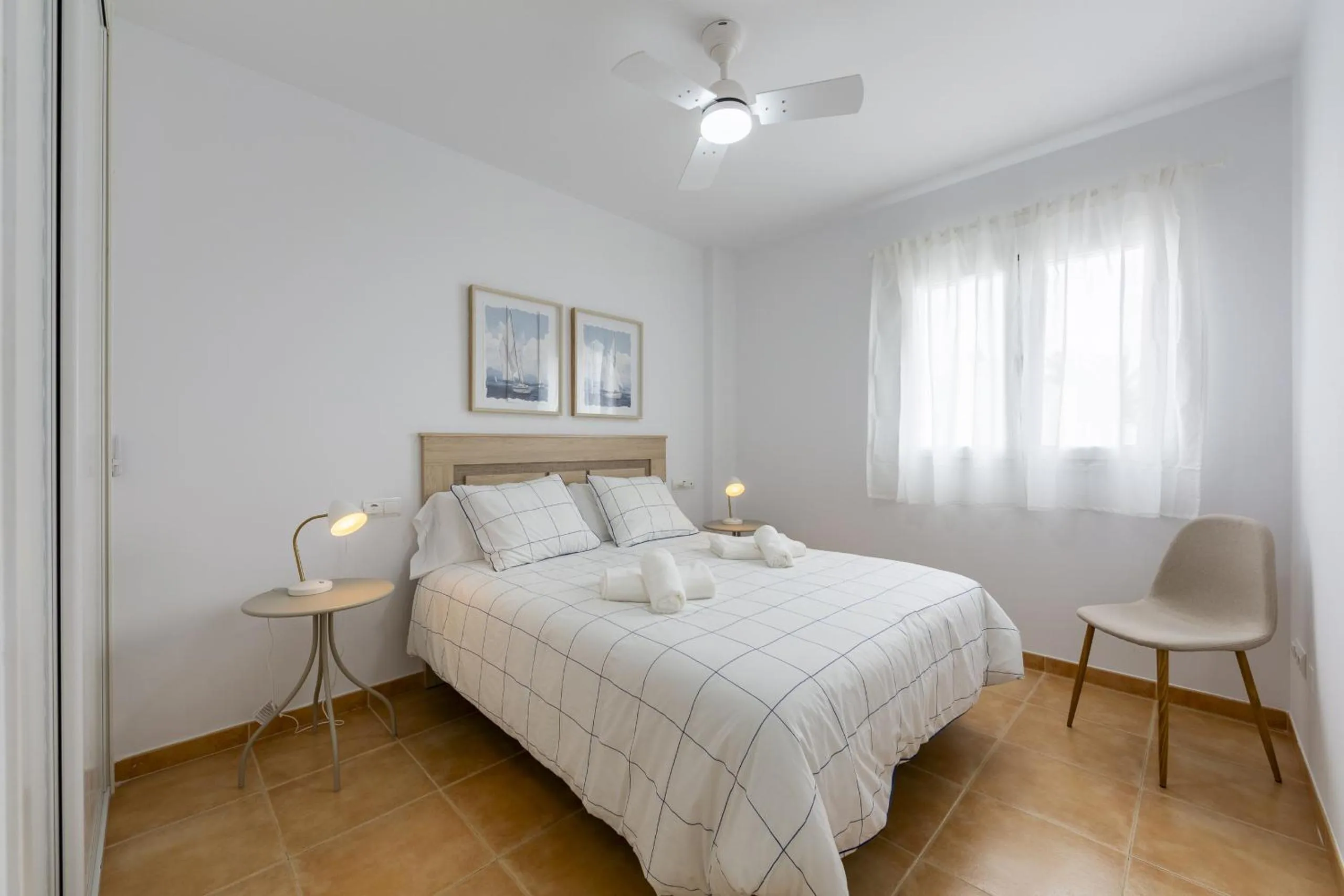 Bed in AlmeriaSuite Mojacar Breeze Apartments