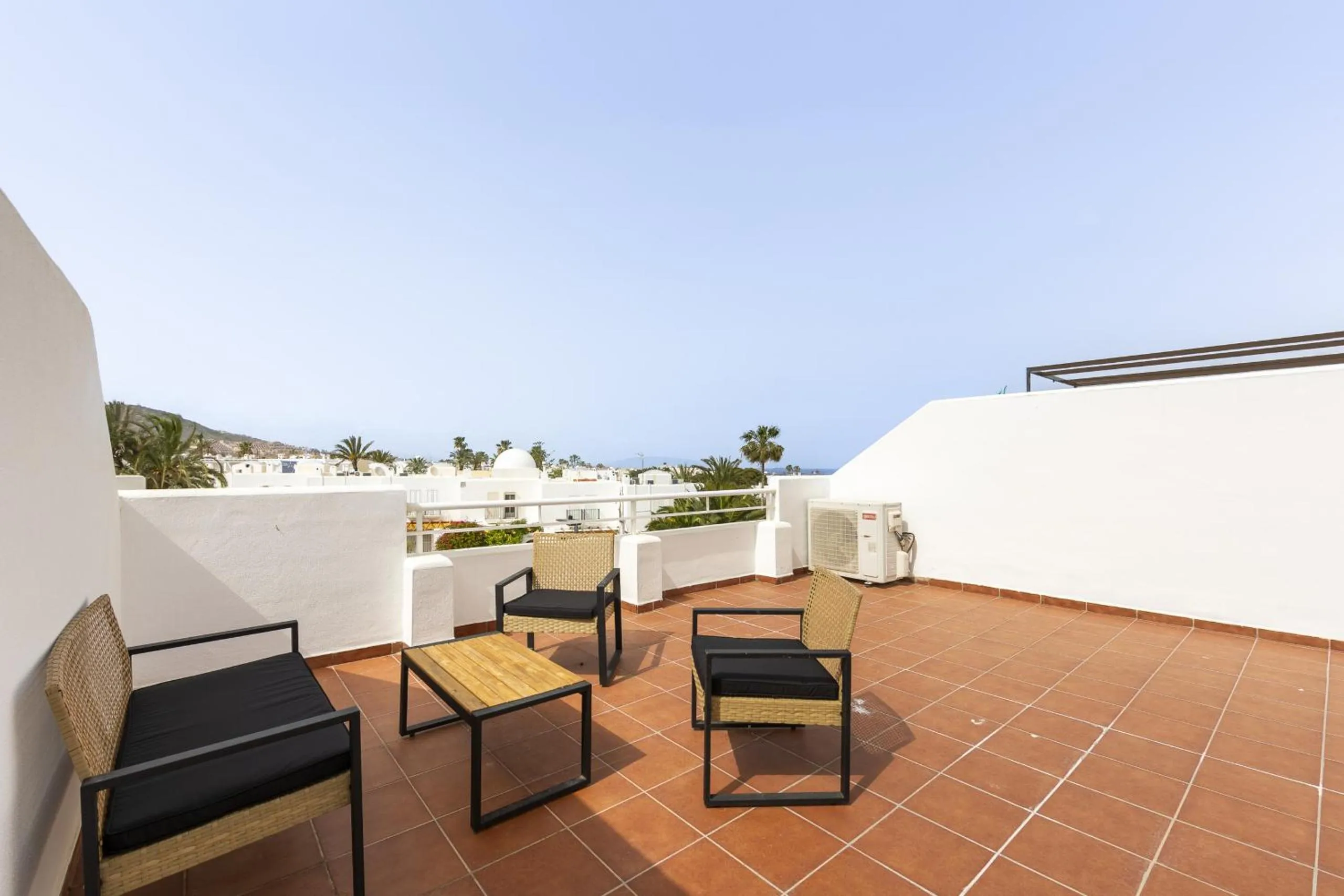 Patio in AlmeriaSuite Mojacar Breeze Apartments