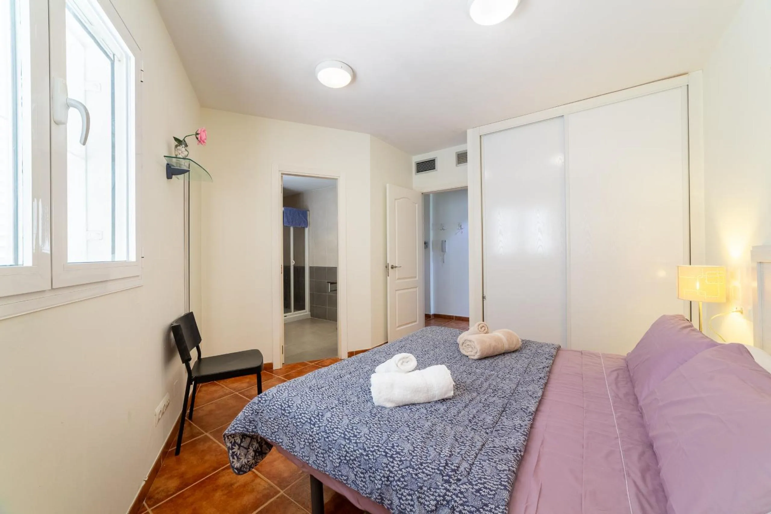 Bed in AlmeriaSuite Mojacar Breeze Apartments