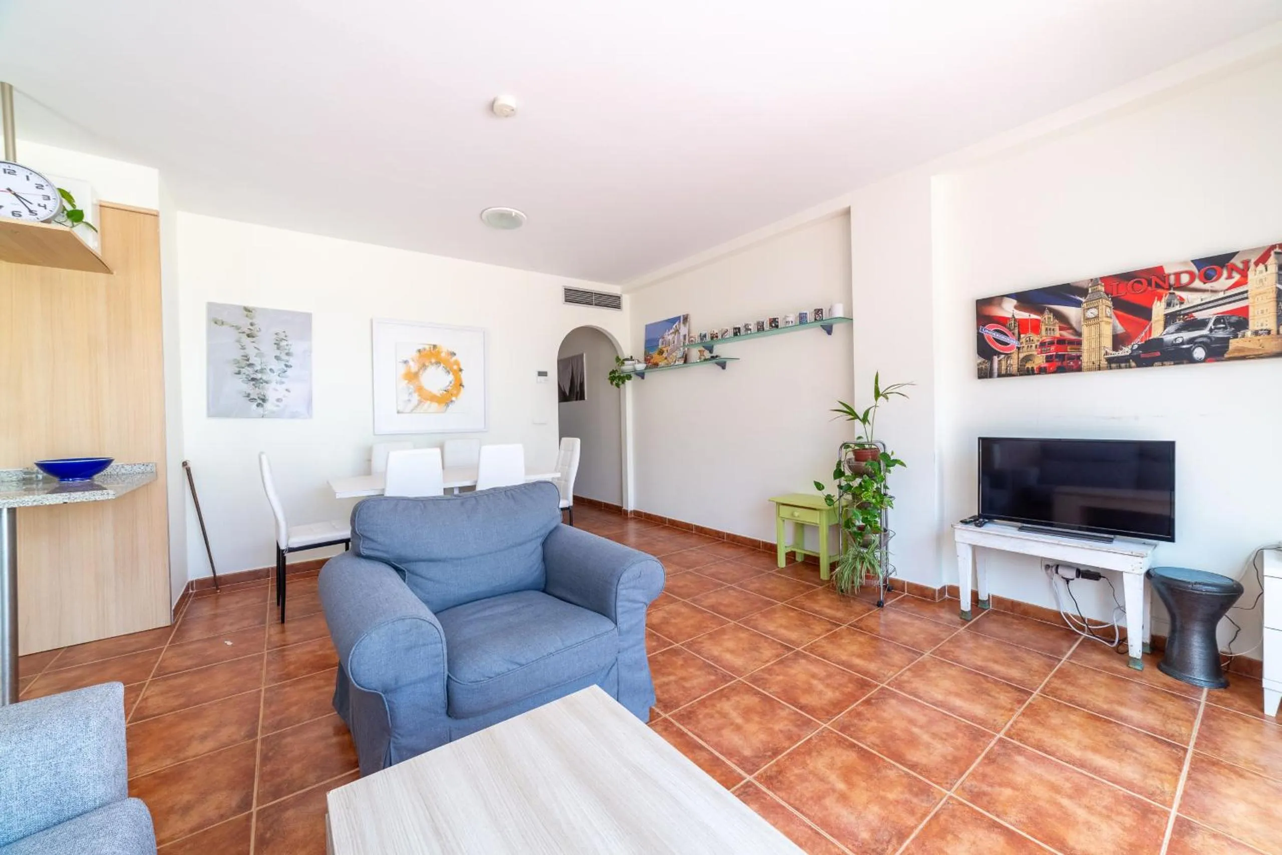Living room in AlmeriaSuite Mojacar Breeze Apartments