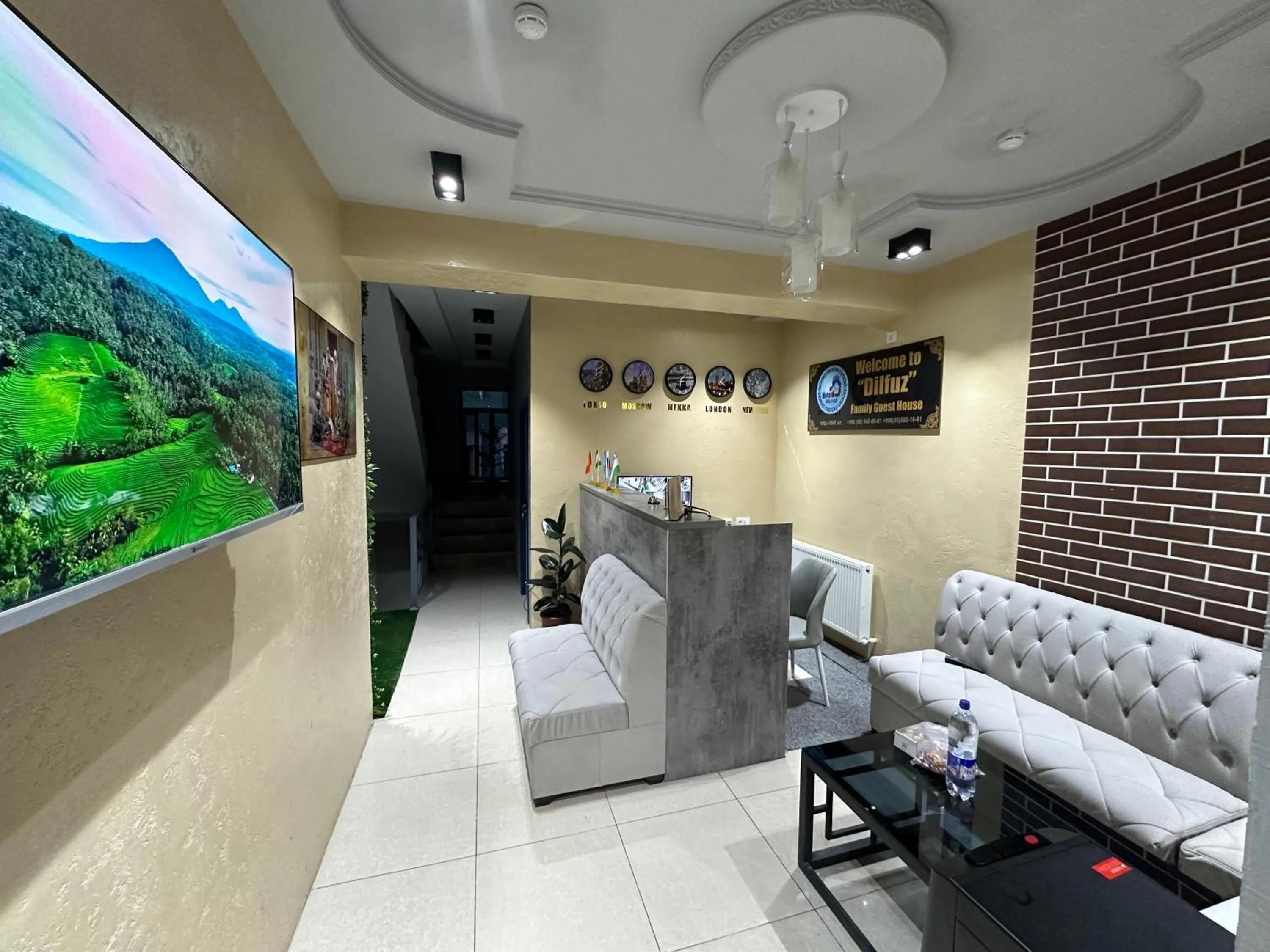 Lobby or reception in Dilfuz guest house boutique