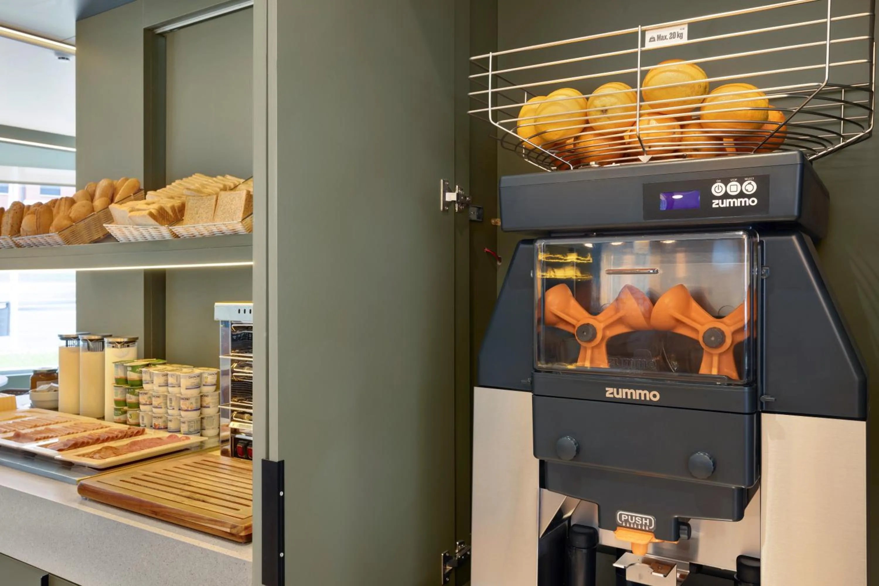 Buffet breakfast in B&B HOTEL Castro Urdiales