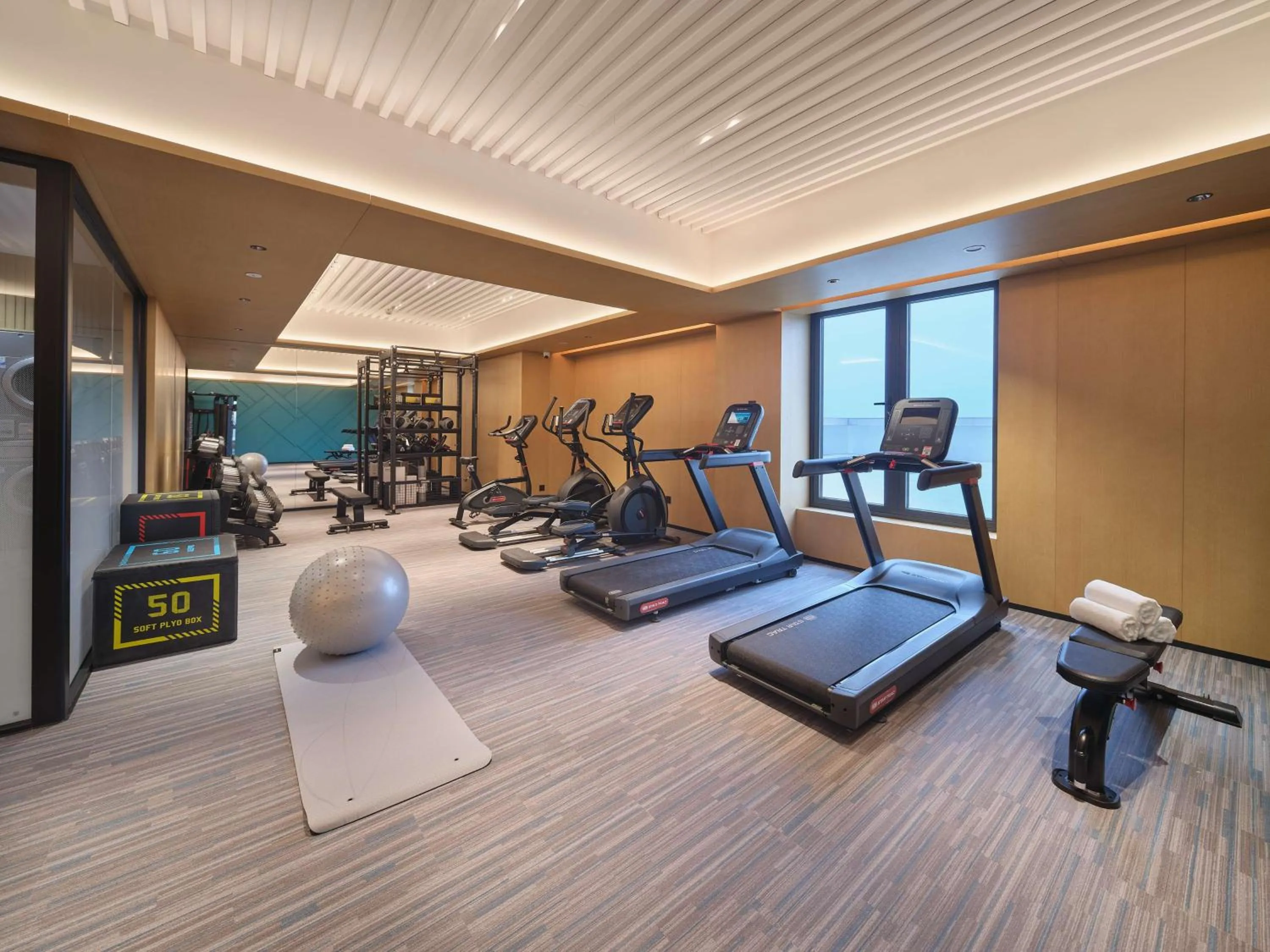 Fitness centre/facilities in Hilton Garden Inn Huludao Longxing Road
