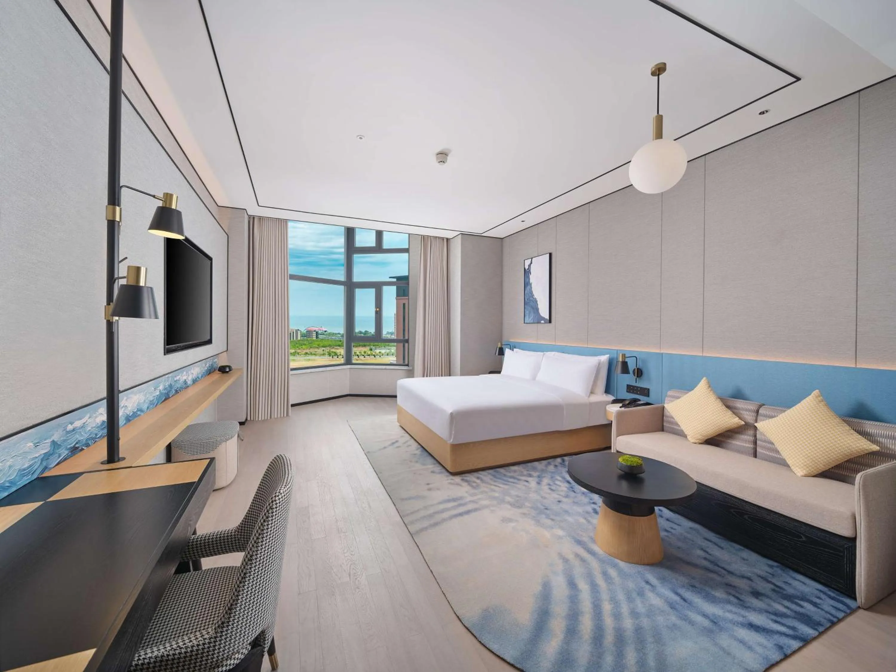 Bedroom, Bed in Hilton Garden Inn Huludao Longxing Road