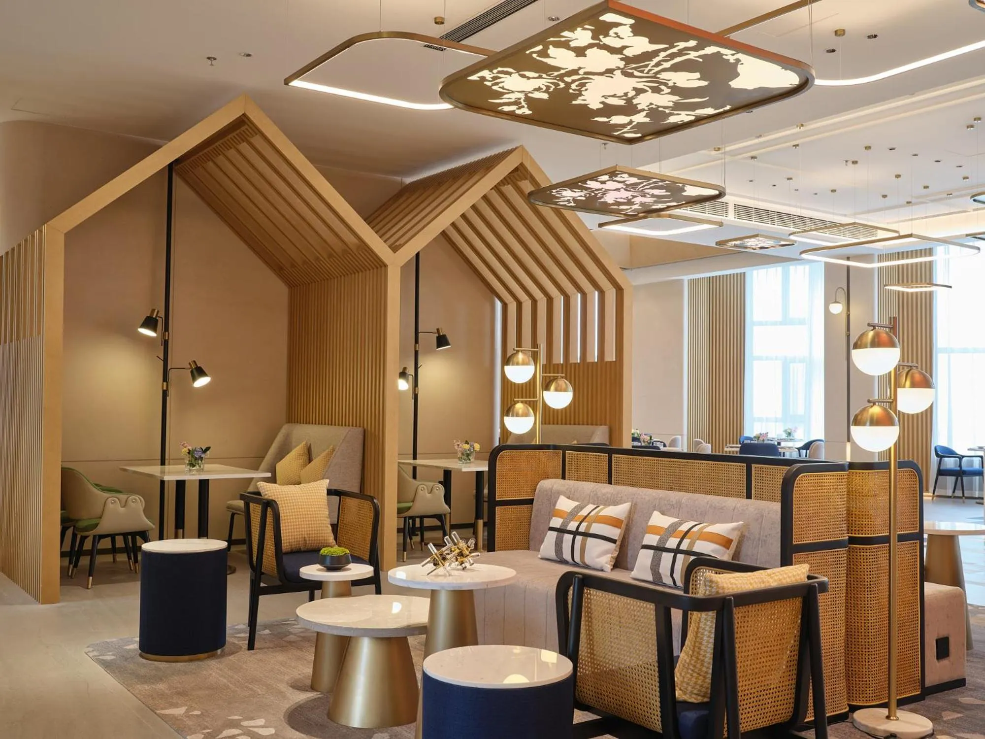 Seating area in Hilton Garden Inn Huludao Longxing Road