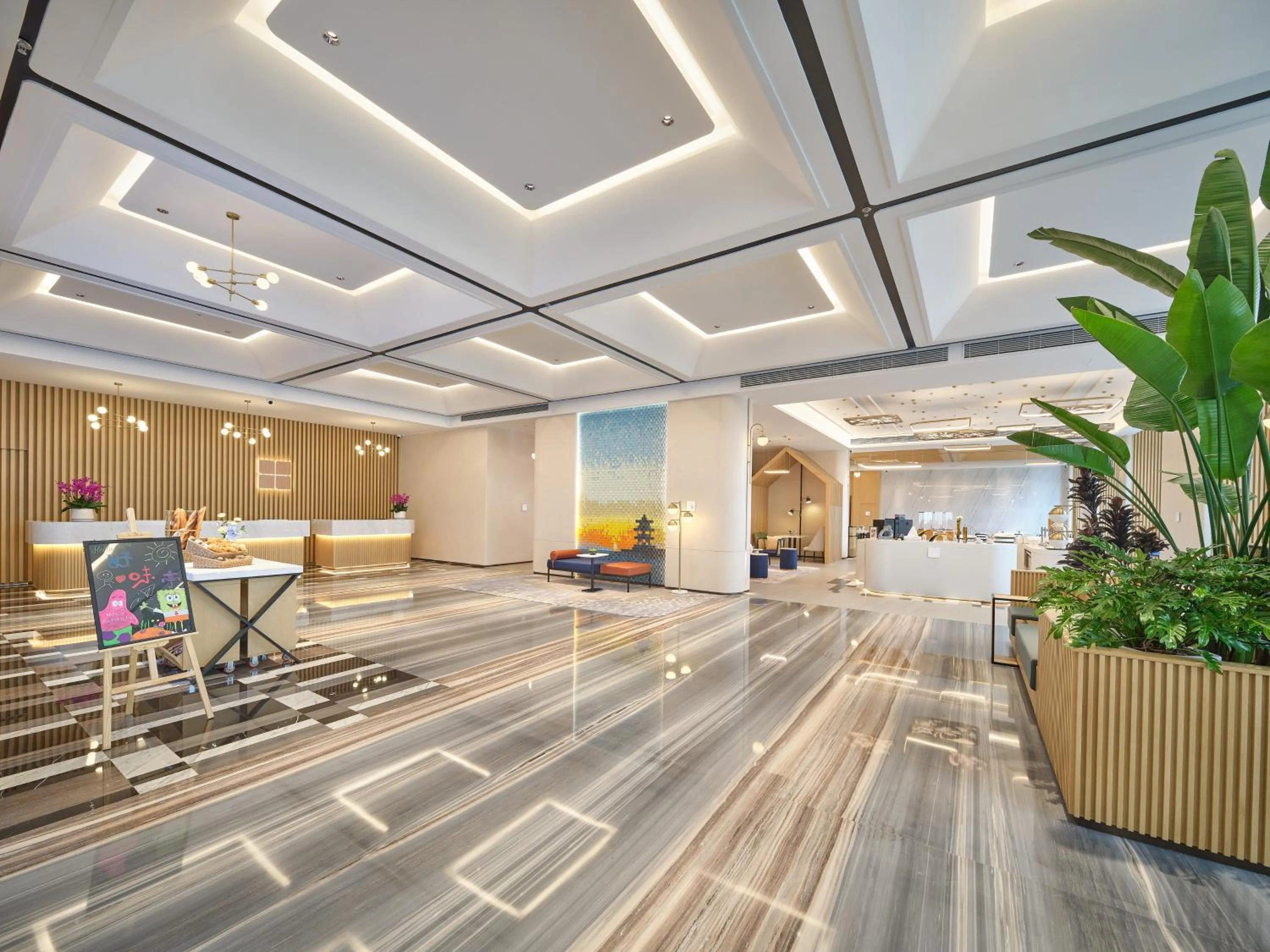 Lobby or reception in Hilton Garden Inn Huludao Longxing Road