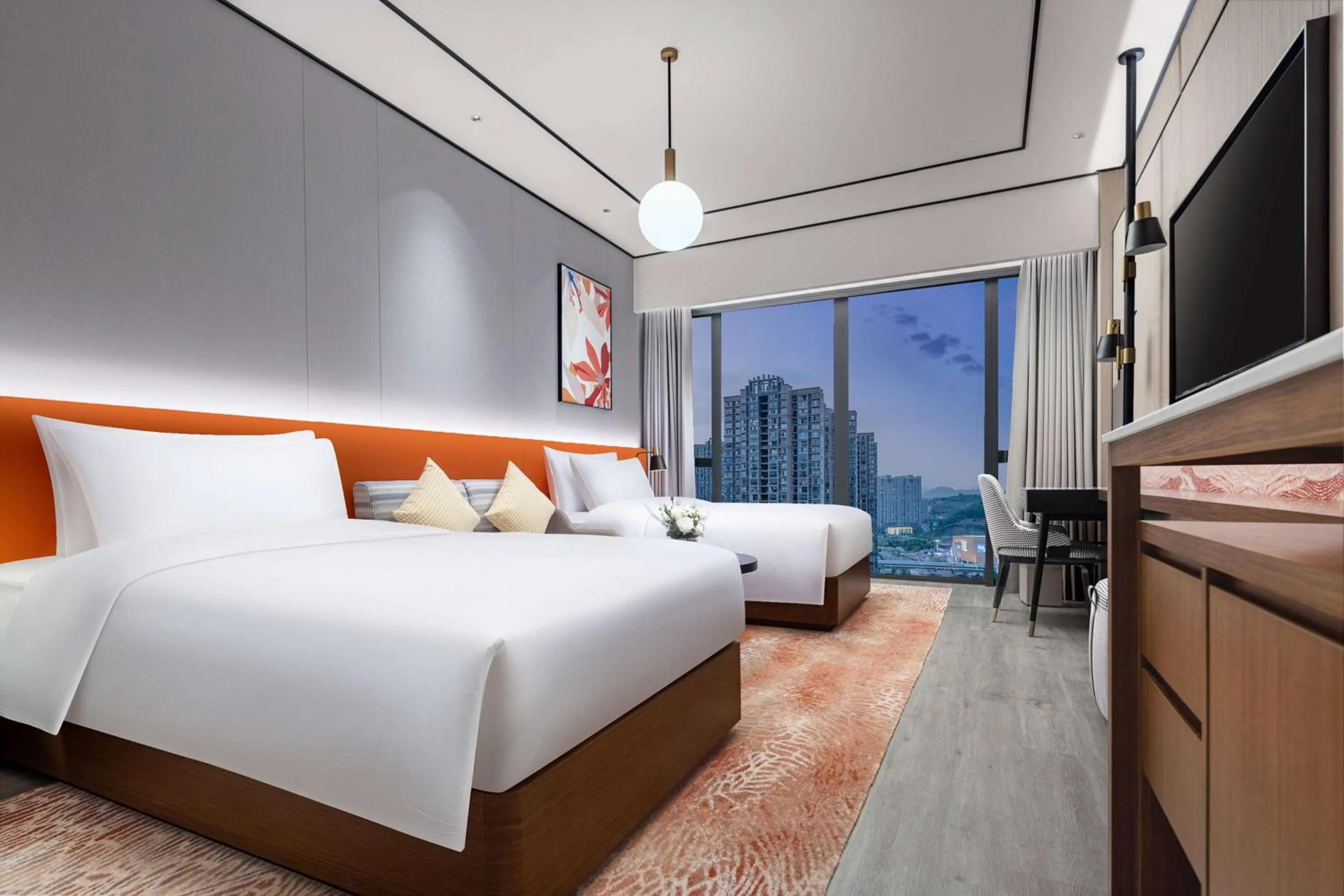 Bed in Hilton Garden Inn Yichang Yiling