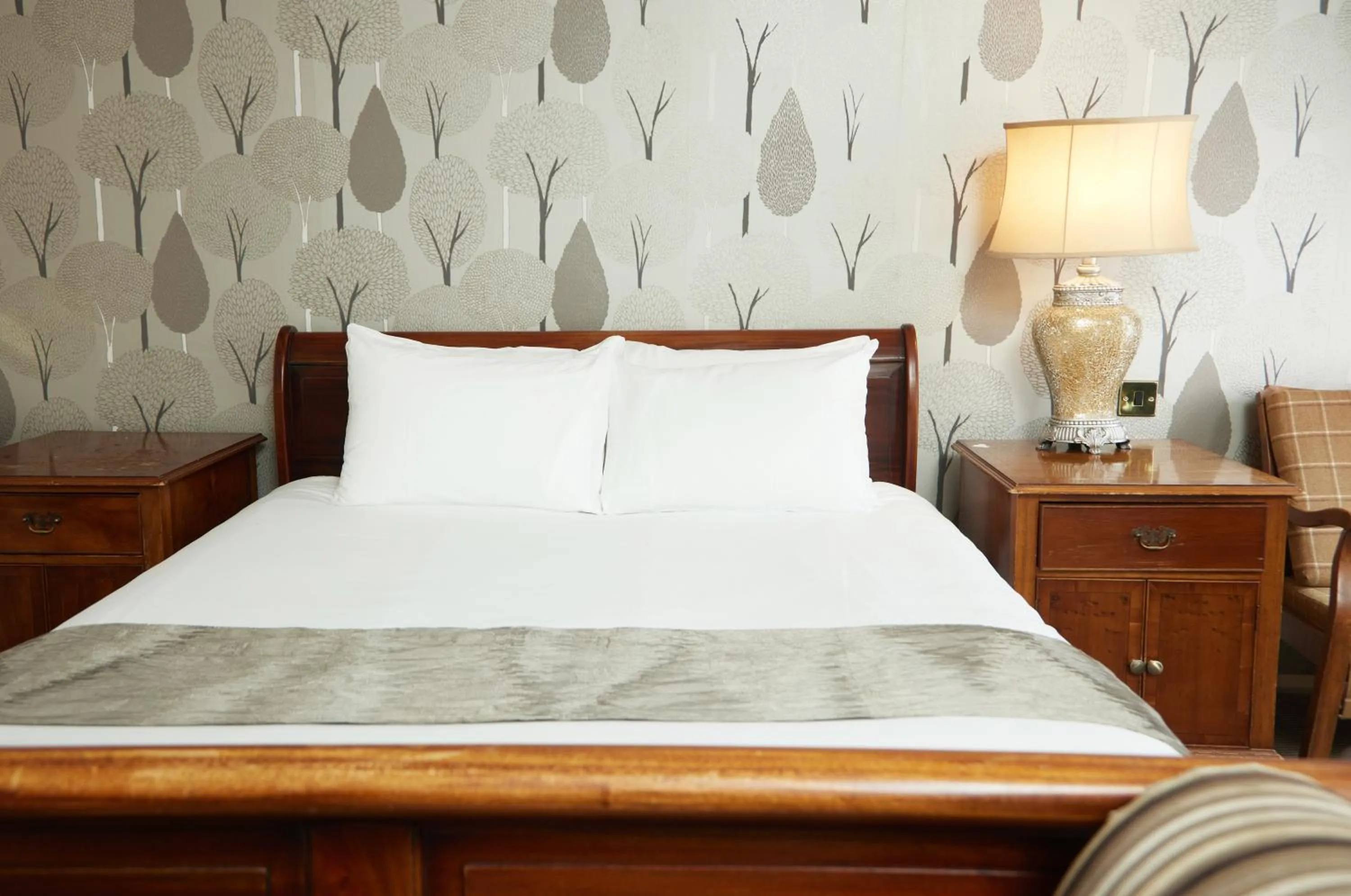 Bedroom, Bed in Cock Hotel by Greene King Inns