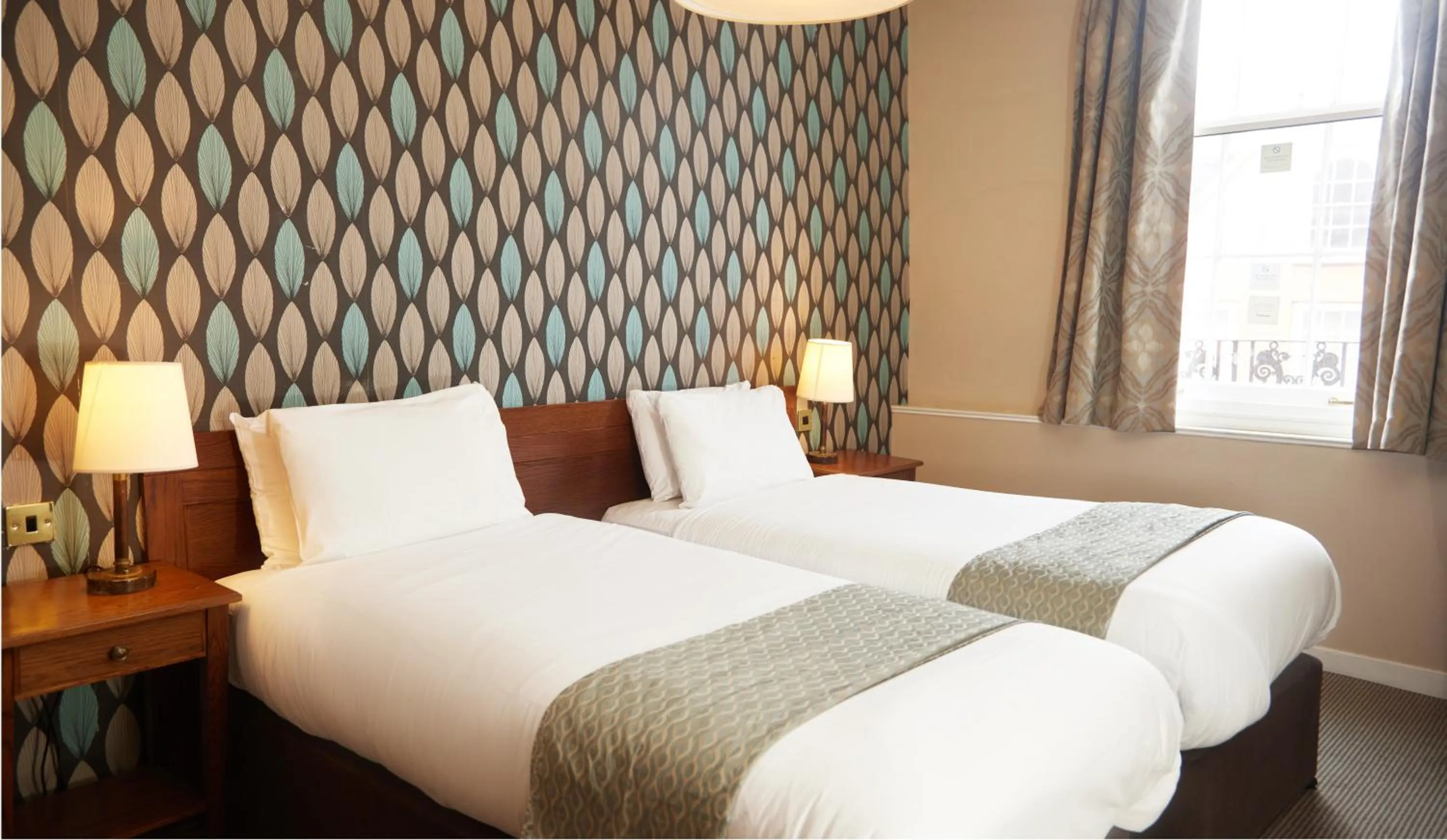 Bedroom, Bed in Cock Hotel by Greene King Inns