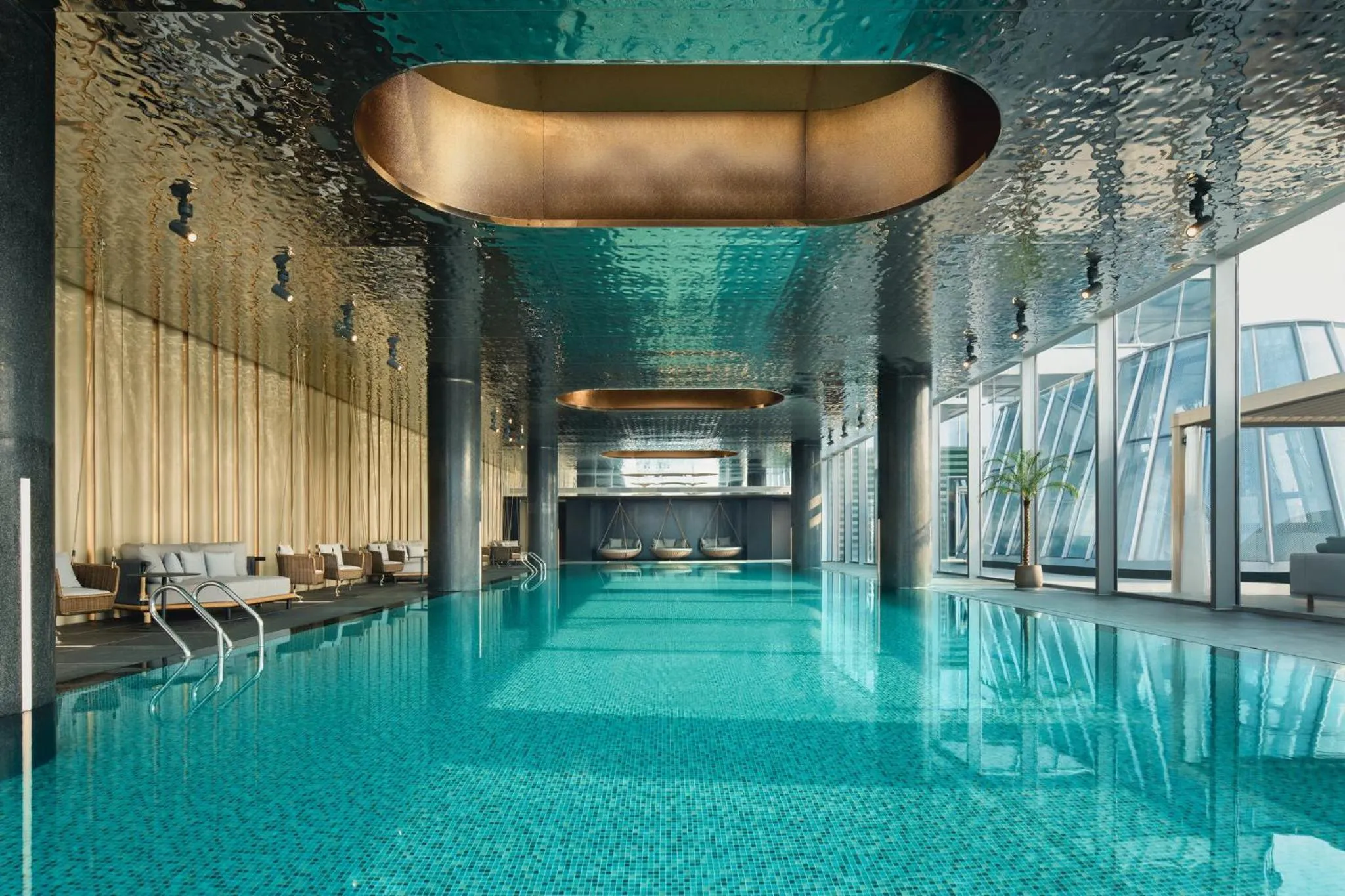 Swimming pool in Hotel Indigo Ningbo Riverside by IHG