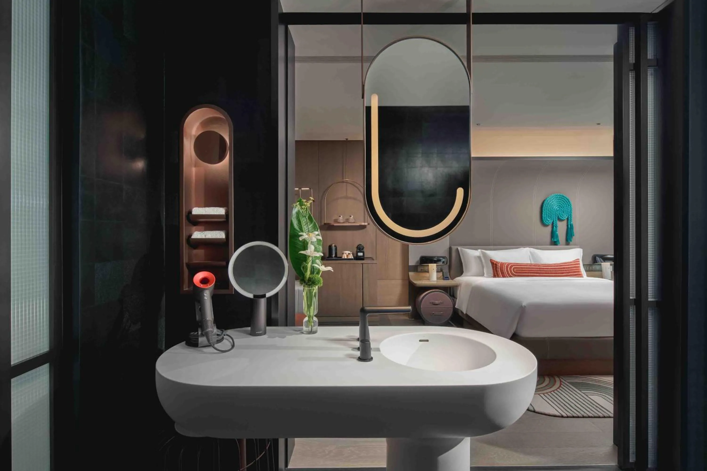 Bed in Hotel Indigo Ningbo Riverside by IHG