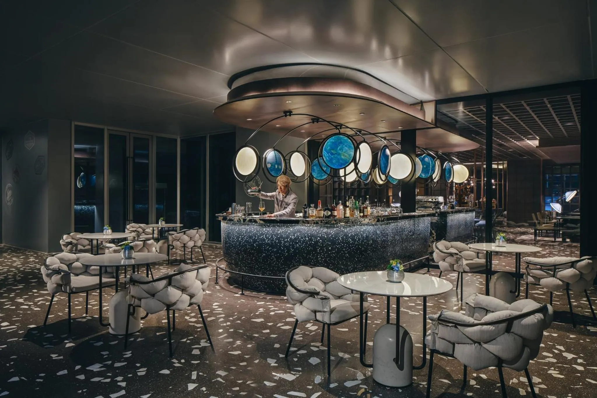 Lounge or bar in Hotel Indigo Ningbo Riverside by IHG