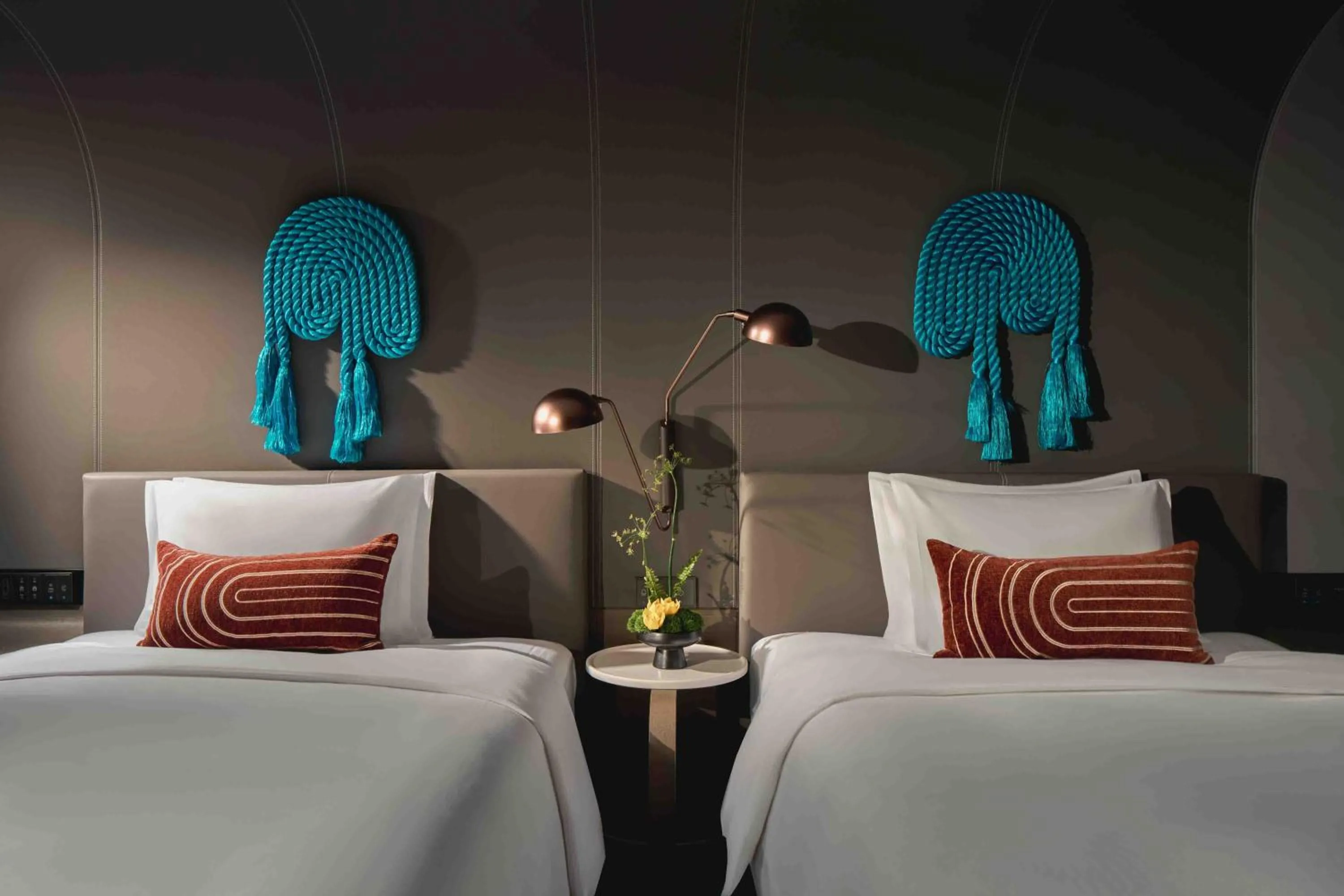 Bed in Hotel Indigo Ningbo Riverside by IHG