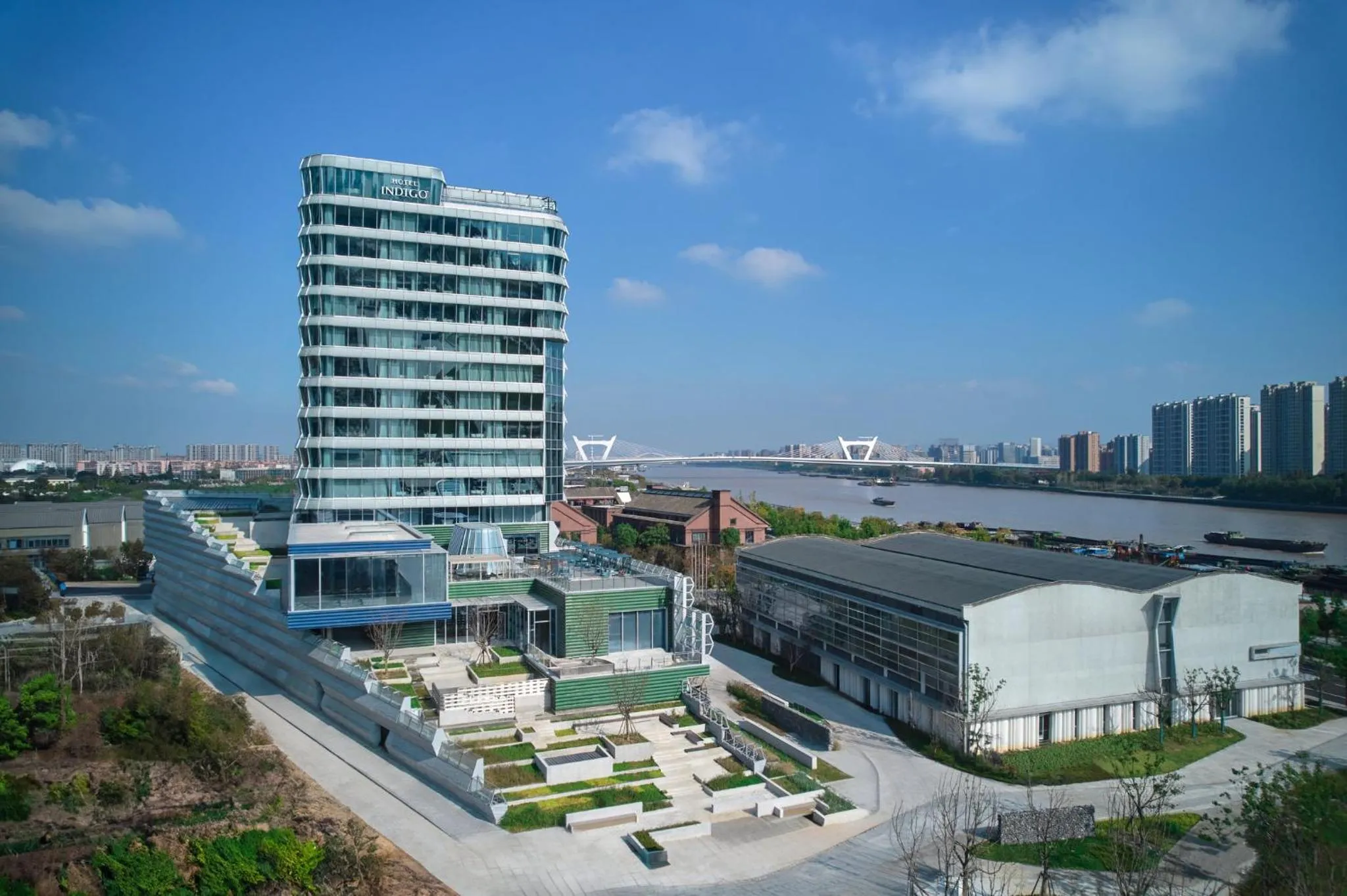Property building in Hotel Indigo Ningbo Riverside by IHG
