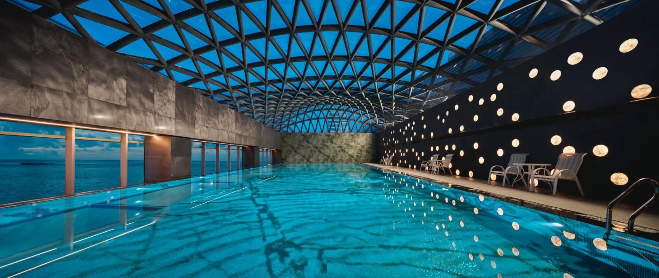 Swimming pool in Hotel Indigo Yantai Golden Coast by IHG