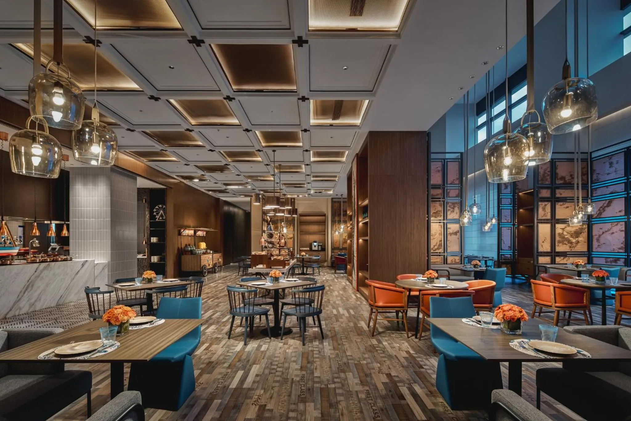 Restaurant/places to eat in Hotel Indigo Yantai Golden Coast by IHG