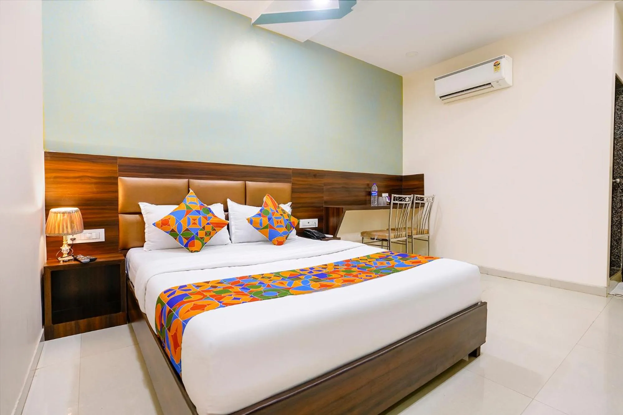 Bed in FabHotel BKC Anex