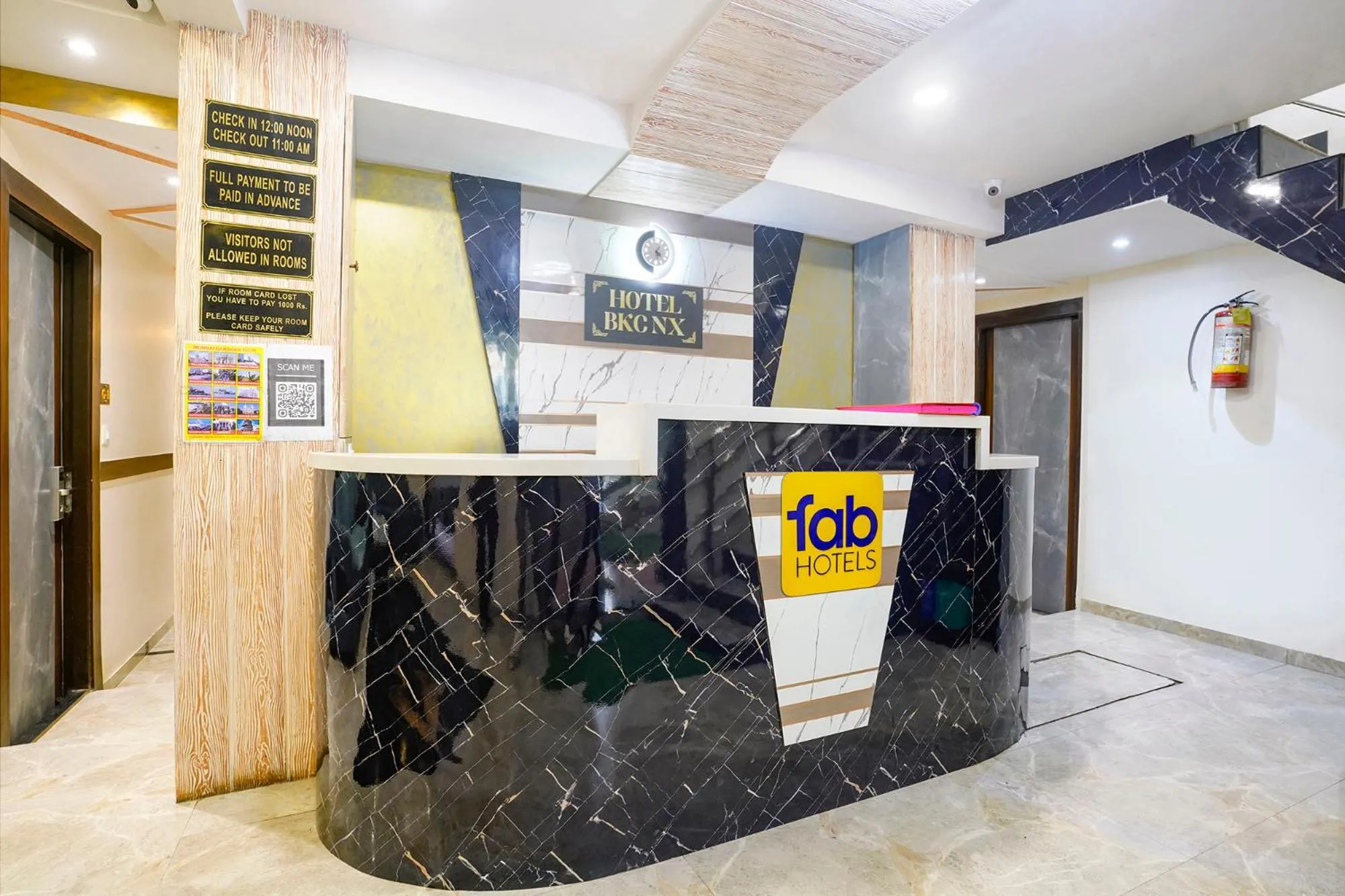 Lobby or reception in FabHotel BKC Anex