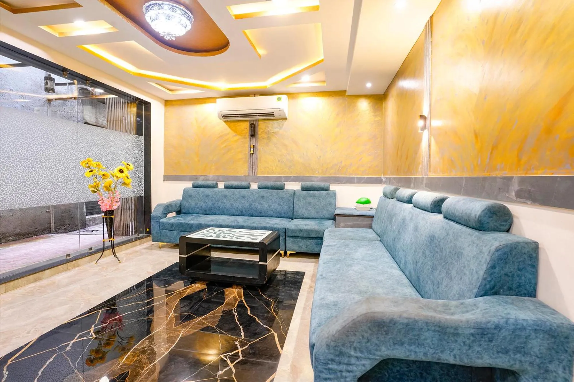 Seating area in FabHotel BKC Anex