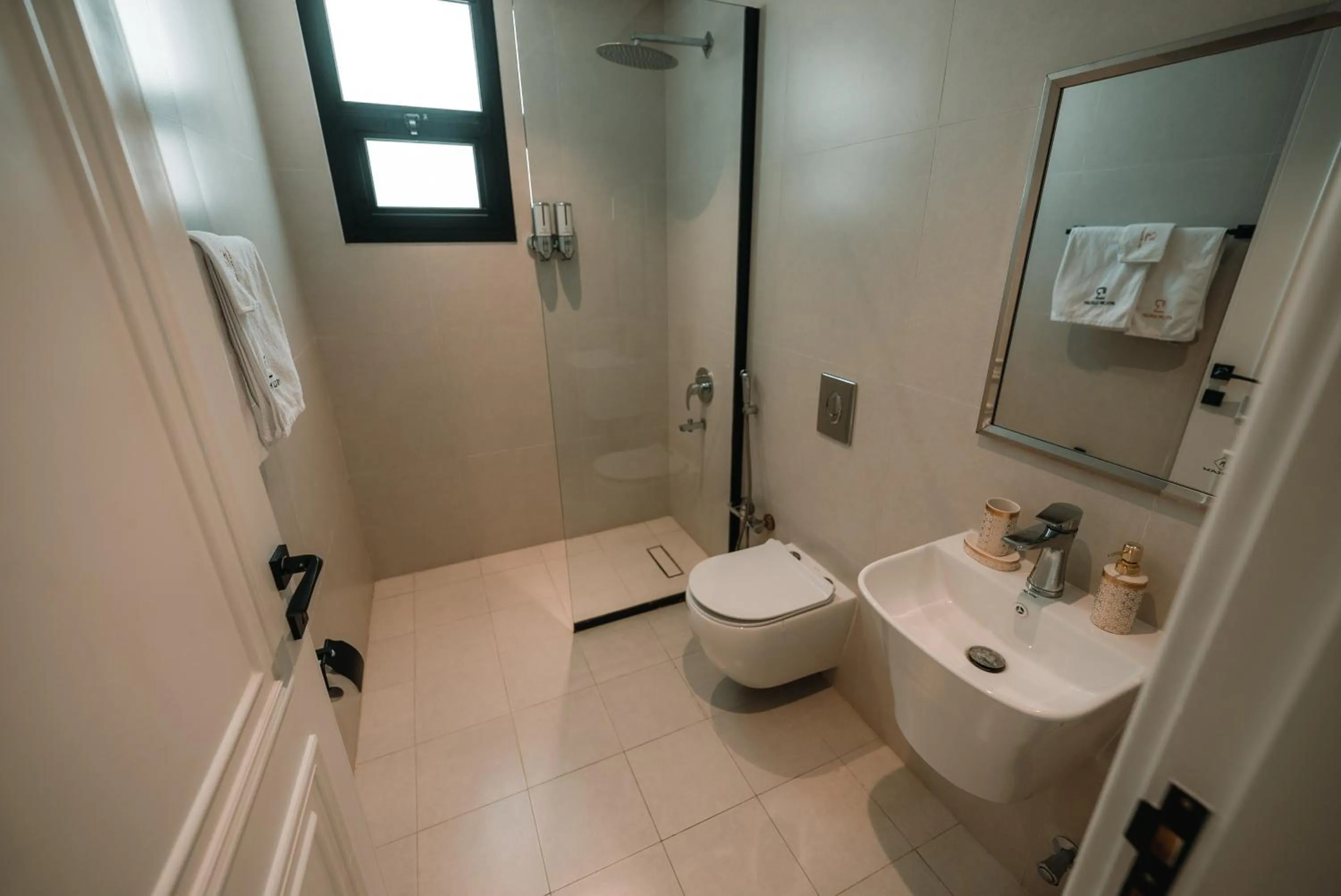 Shower in Riyadh Luxury Hotel