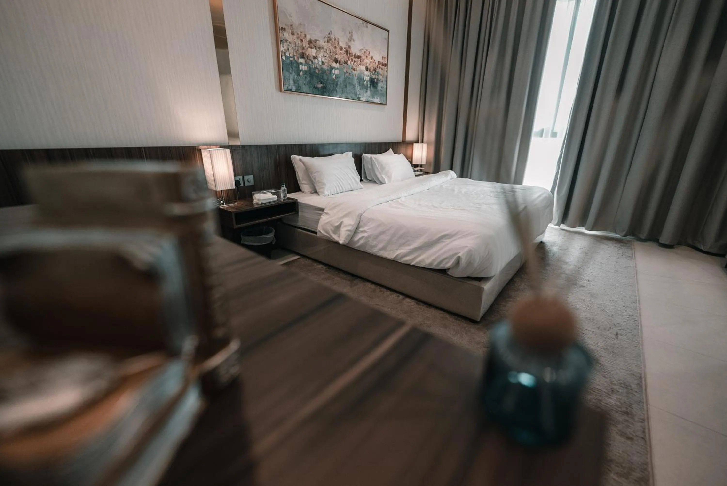 Photo of the whole room, Bed in Riyadh Luxury Hotel