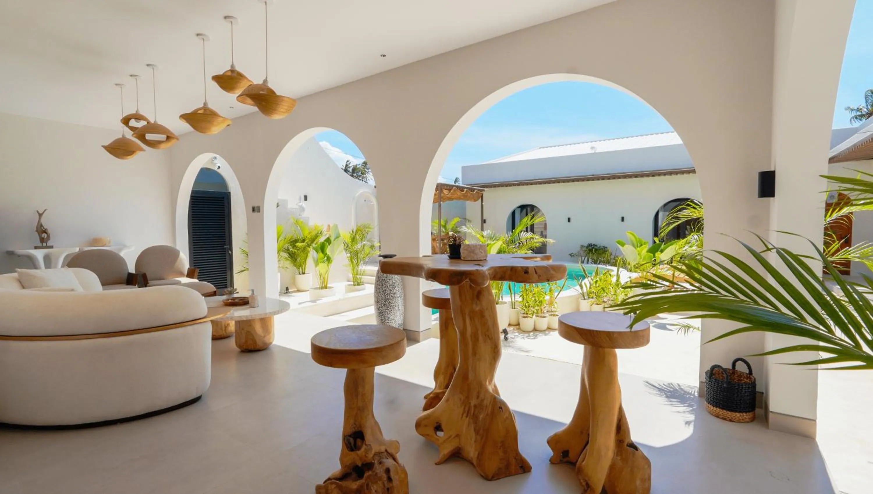 Seating area in Sama Villa Amed