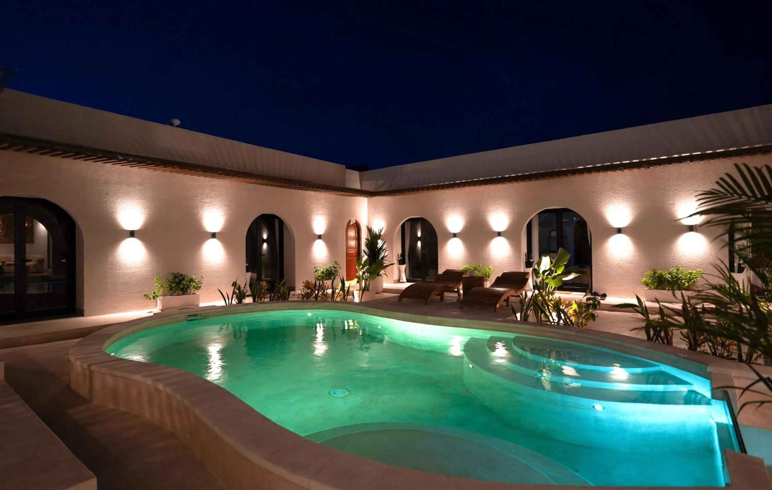 Swimming pool in Sama Villa Amed