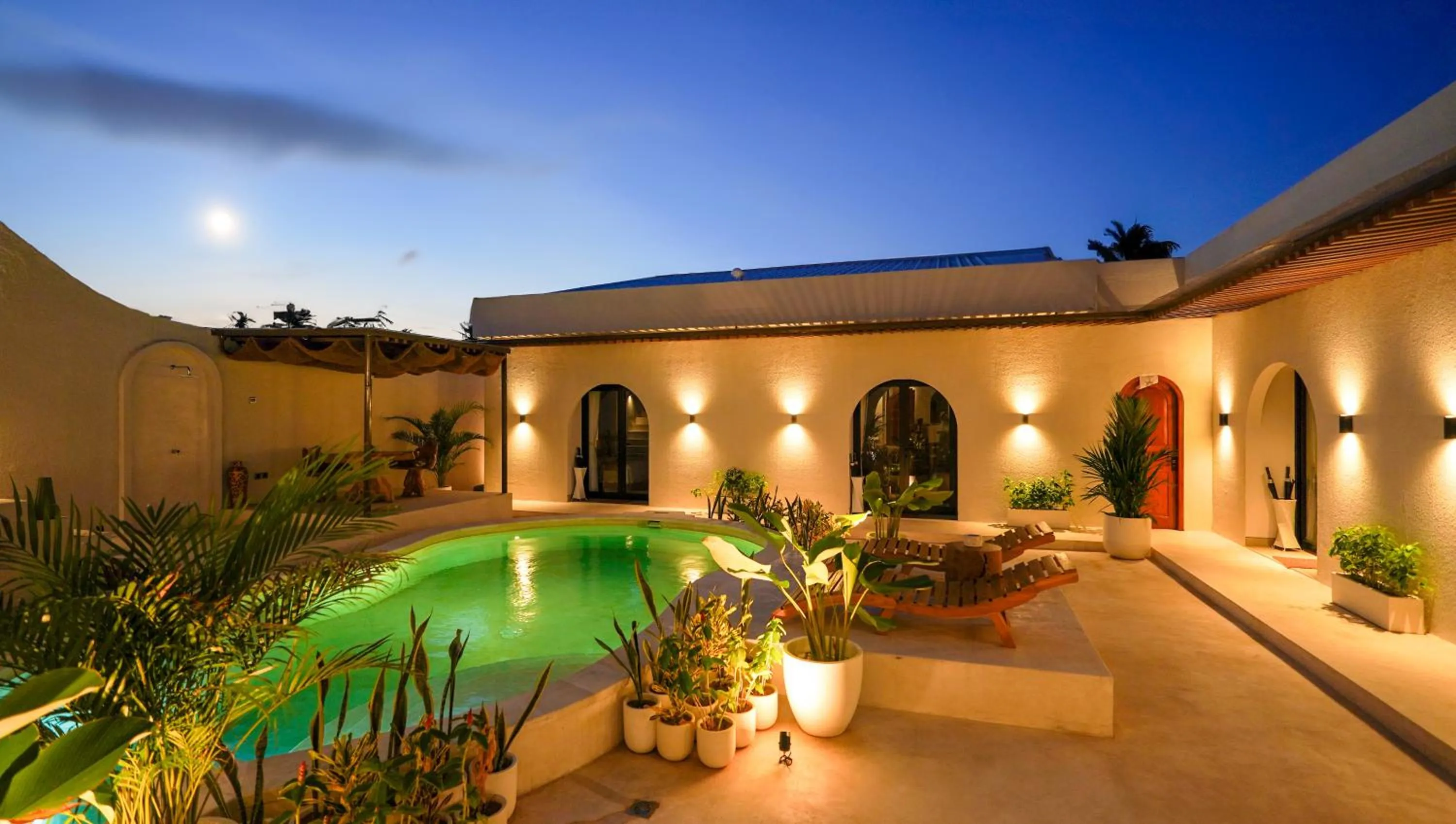 Swimming pool in Sama Villa Amed