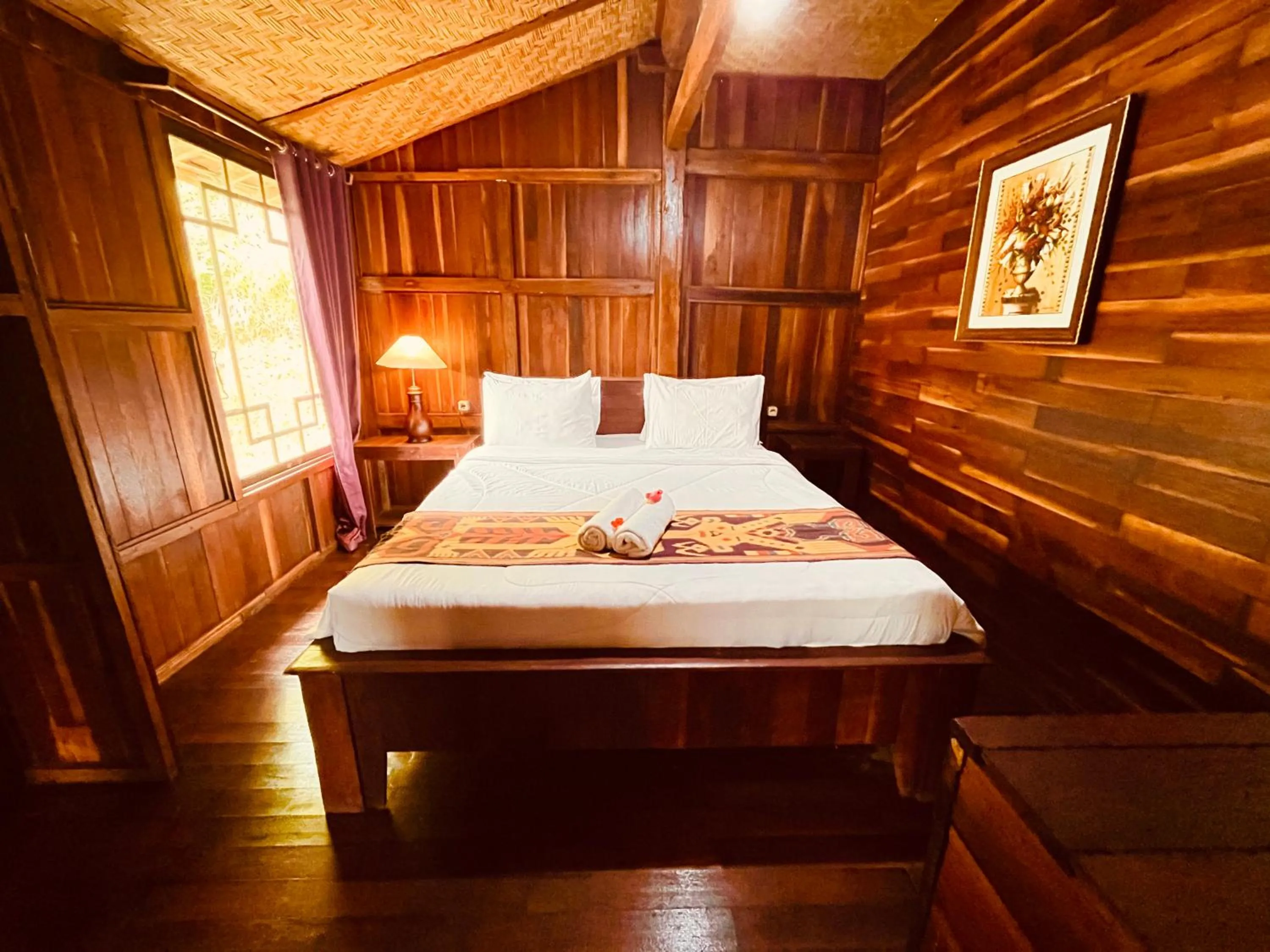 Bed in Villa Gajah Mas