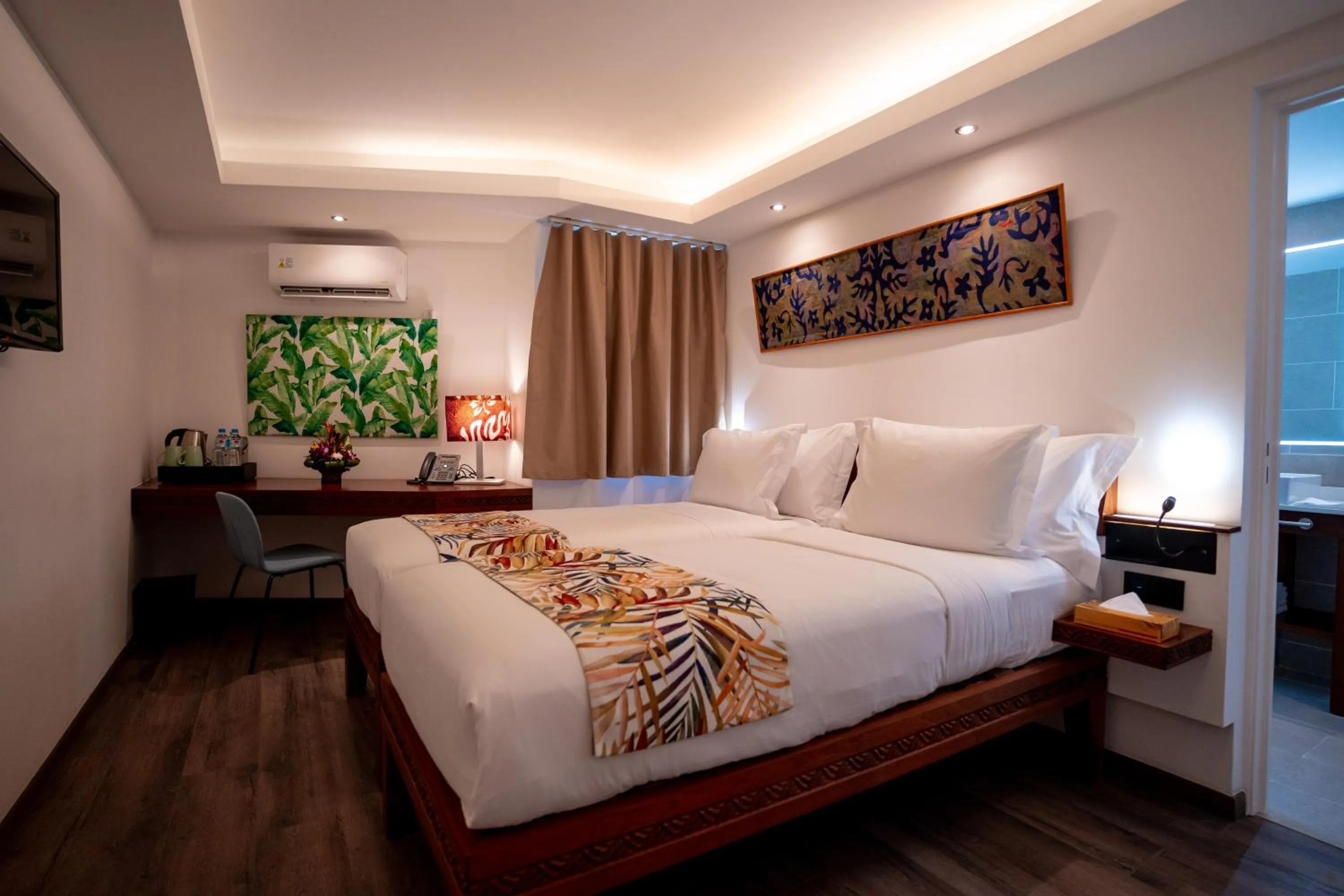 Bed in Maitai Express Tahiti