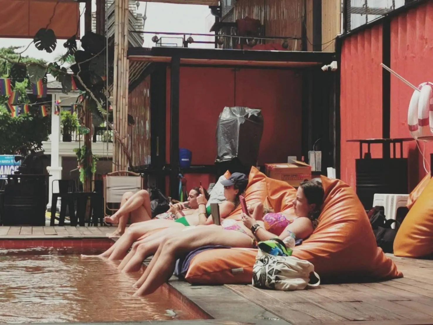 Swimming pool in Ubox samui hostel & Bungalow - Chaweng beach