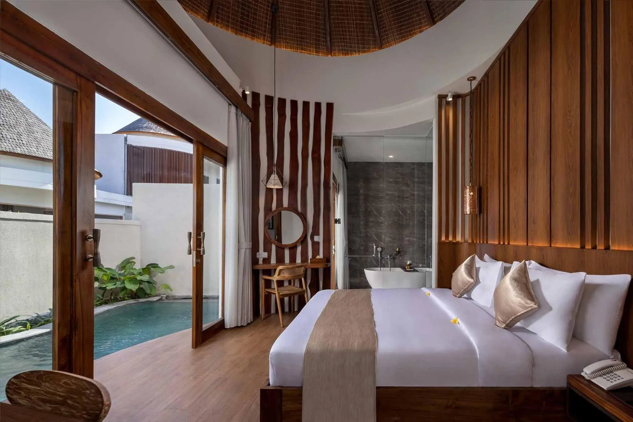 Bed in The Prime Canggu Bali by Kanaya Hospitality