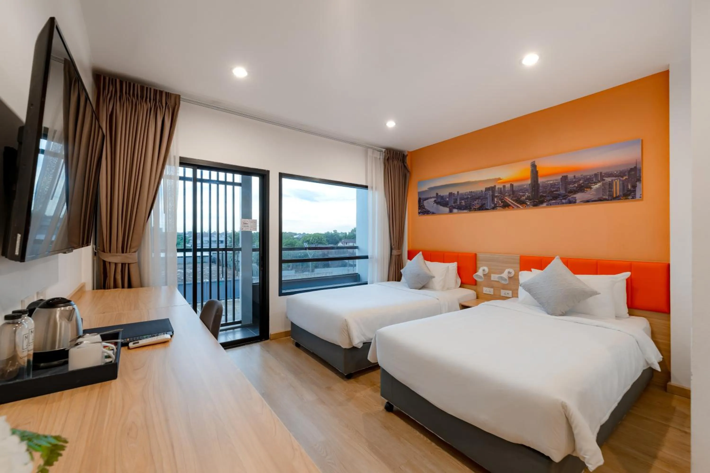 Bed in Moji Don Mueang Airport Hotel - Bangkok