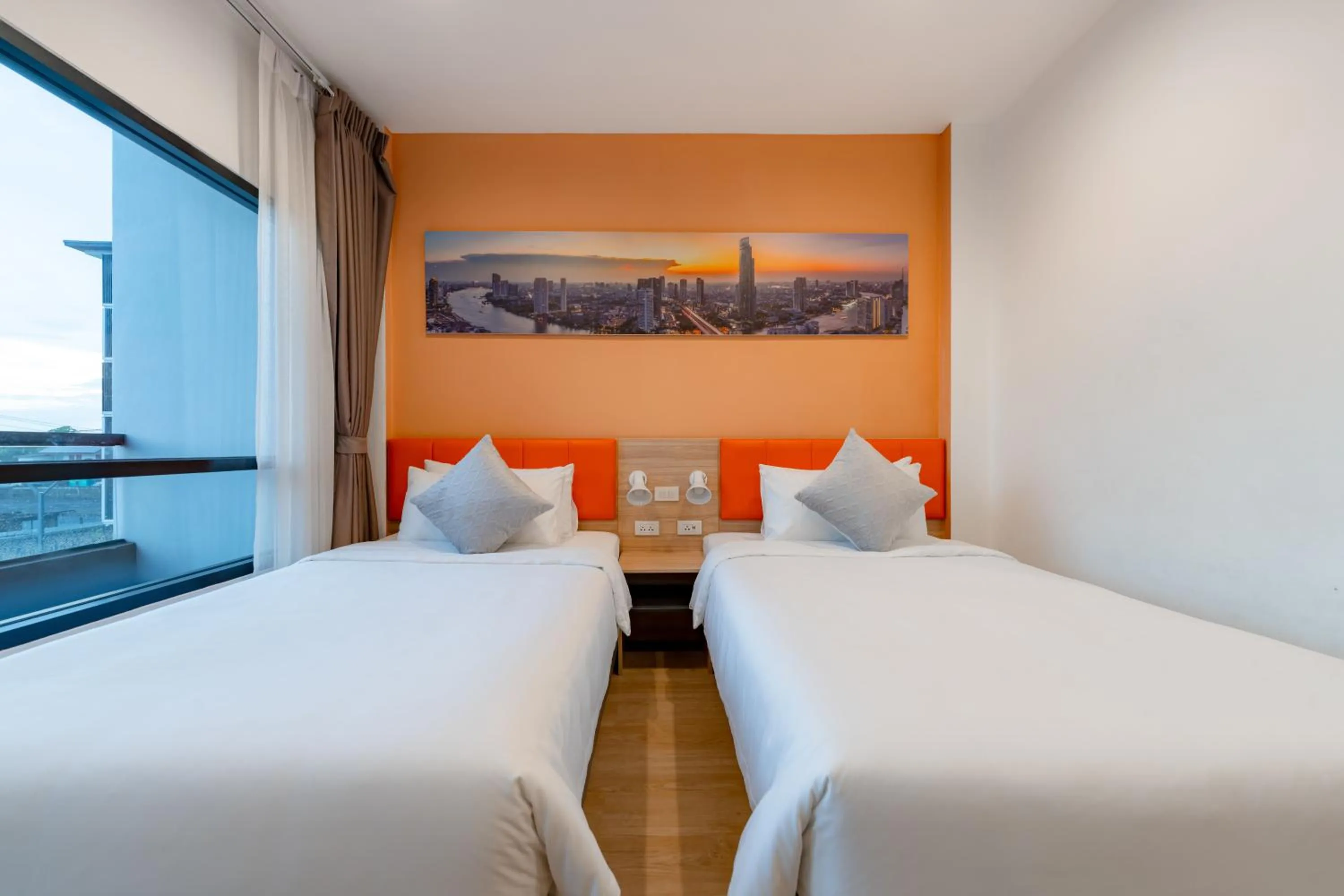 Bed in Moji Don Mueang Airport Hotel - Bangkok